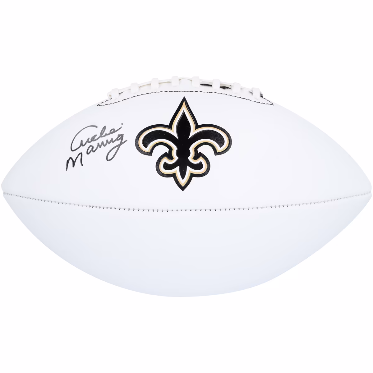 Archie Manning New Orleans Saints Autographed Franklin White Panel Football 3 Archie Manning New Orleans Saints Autographed Franklin White Panel Football