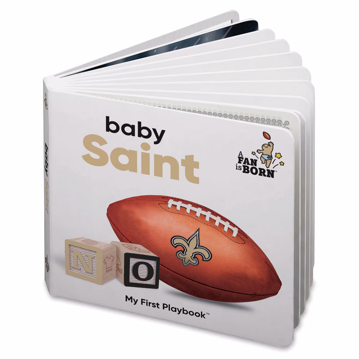 Toddler WinCraft New Orleans Saints A Fan Is Born Baby Board Book 2 Toddler WinCraft New Orleans Saints A Fan Is Born Baby Board Book