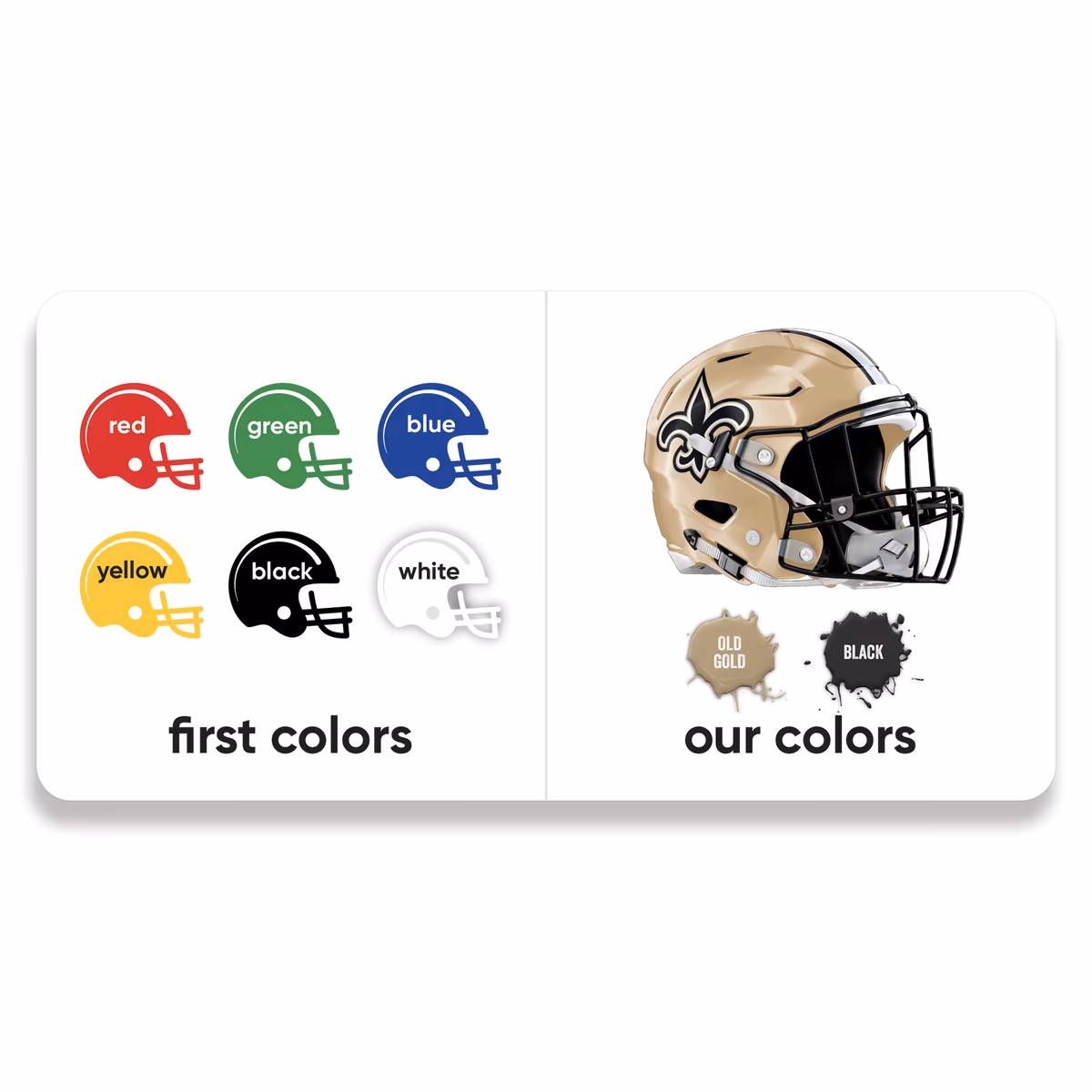 Toddler WinCraft New Orleans Saints A Fan Is Born Baby Board Book 3 Toddler WinCraft New Orleans Saints A Fan Is Born Baby Board Book