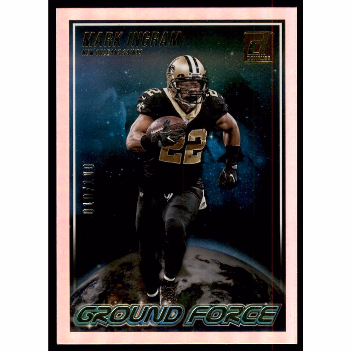 2018 Donruss Ground Force Holo #16 Mark Ingram