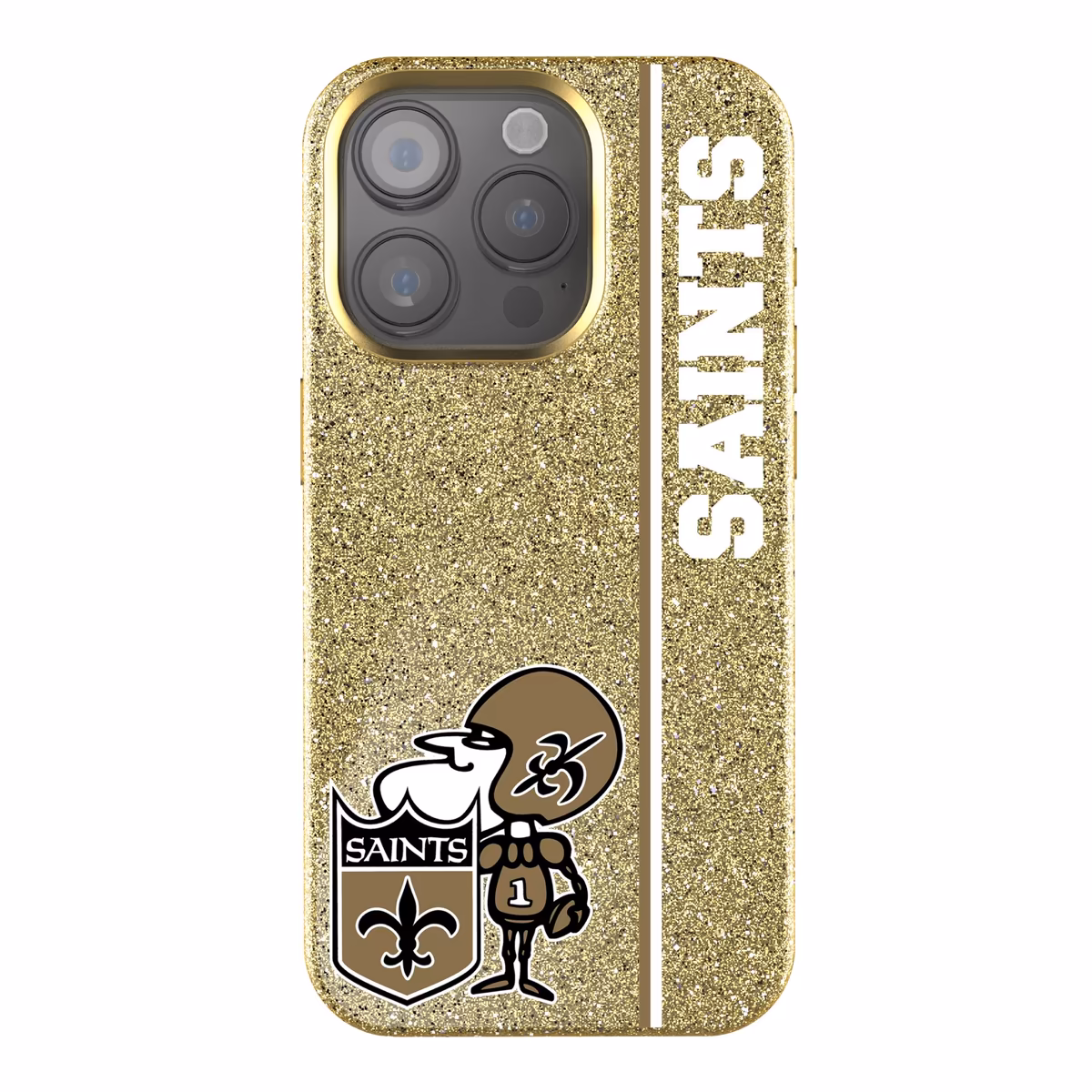 Keyscaper Gold New Orleans Saints iPhone Bling Case