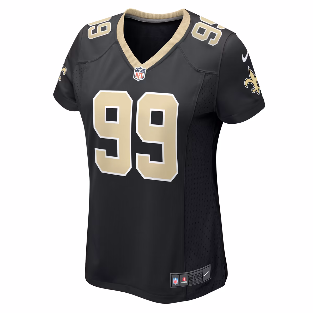 Women's Nike Chase Young Black New Orleans Saints Game Jersey 3 Women's Nike Chase Young Black New Orleans Saints Game Jersey
