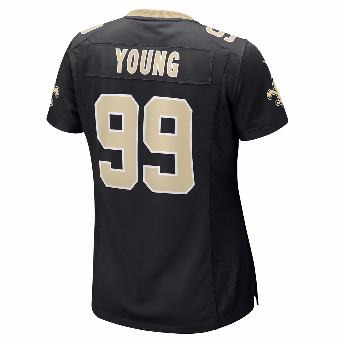 Women's Nike Chase Young Black New Orleans Saints Game Jersey 4 Women's Nike Chase Young Black New Orleans Saints Game Jersey