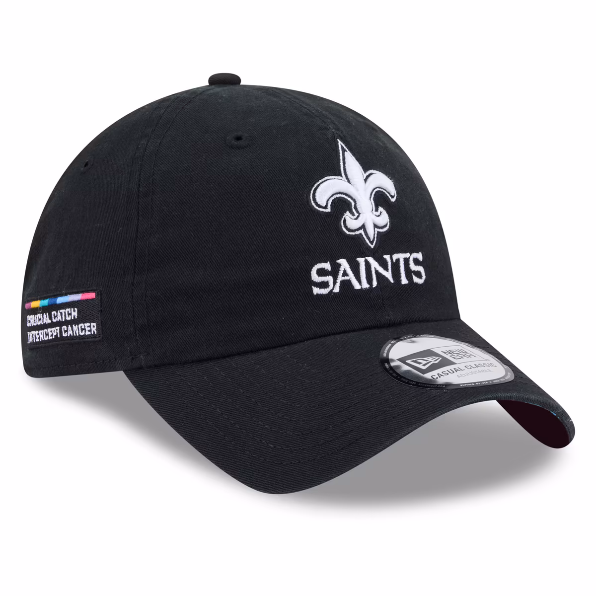 Men's New Era Black New Orleans Saints 2026 NFL Crucial Catch Casual Classic Adjustable Hat 2 Men's New Era Black New Orleans Saints 2026 NFL Crucial Catch Casual Classic Adjustable Hat