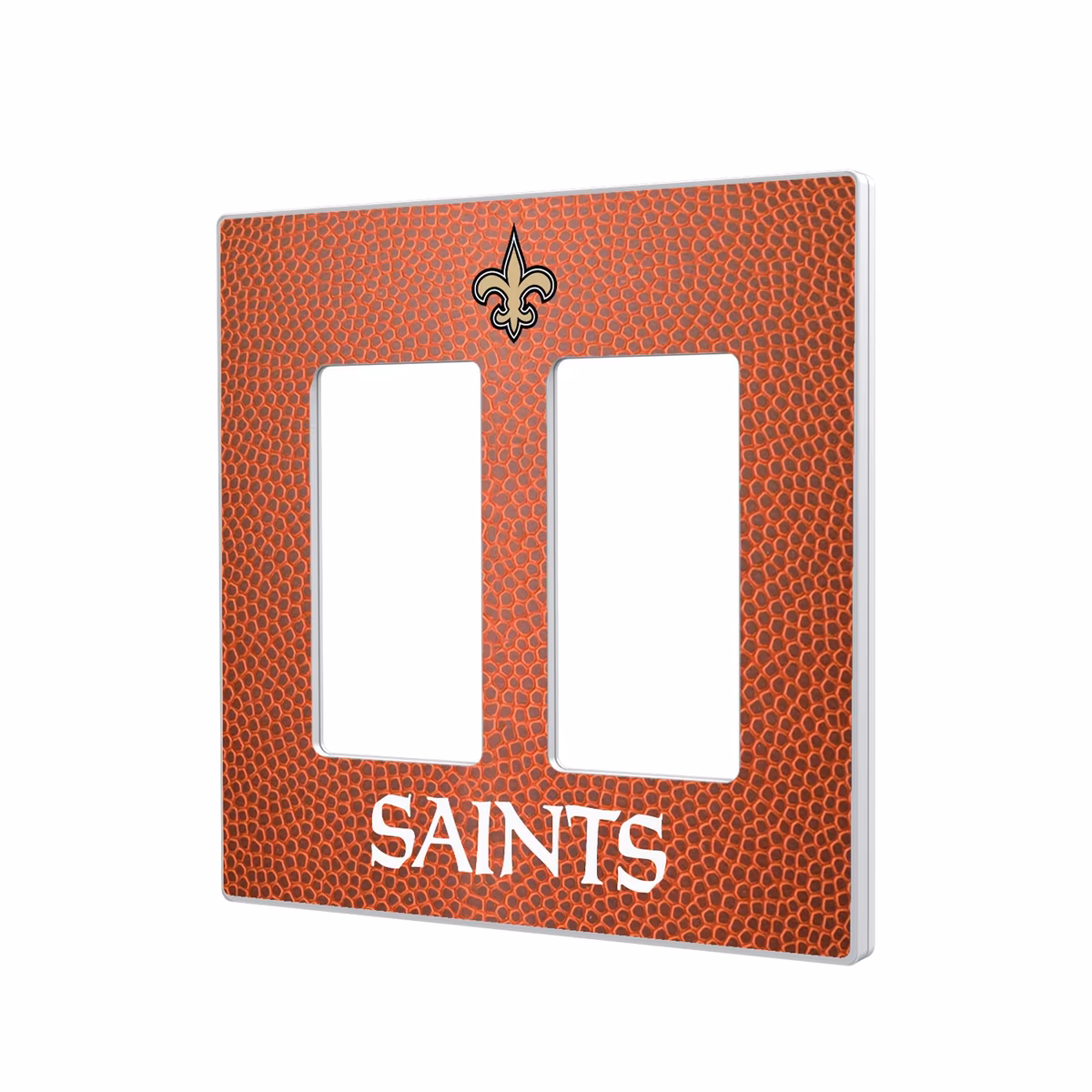 New Orleans Saints Football Design Double Rocker Light Switch Plate