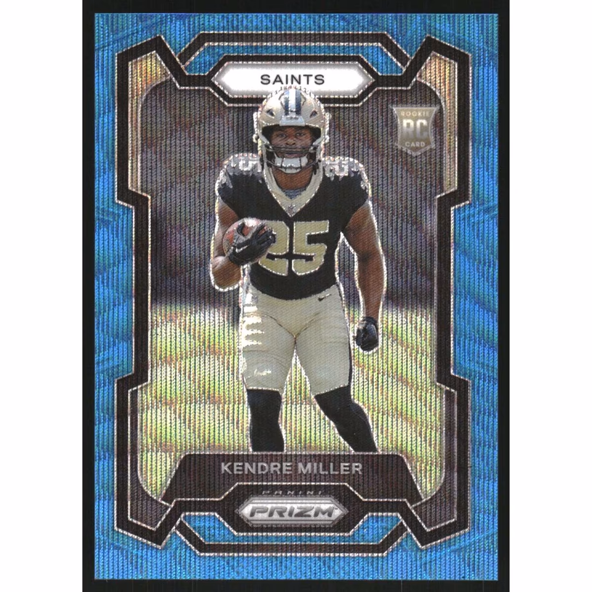 2023 Panini Prizm Prizms Blue Wave #375 Kendre Miller