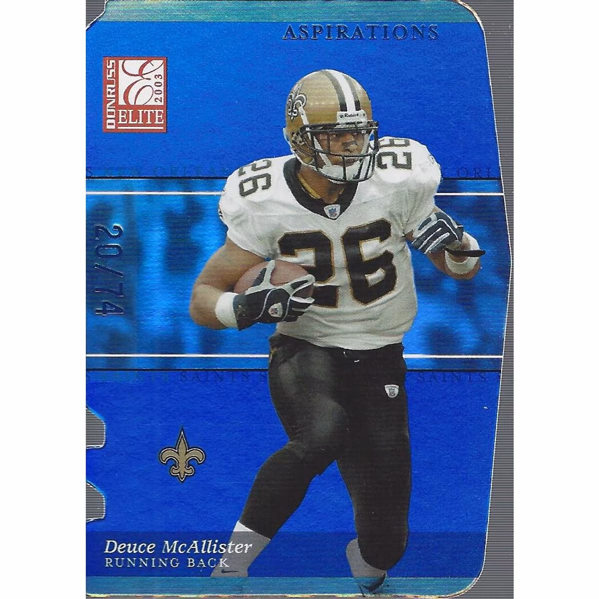 2003 Donruss Elite Aspirations #78 Deuce McAllister/74