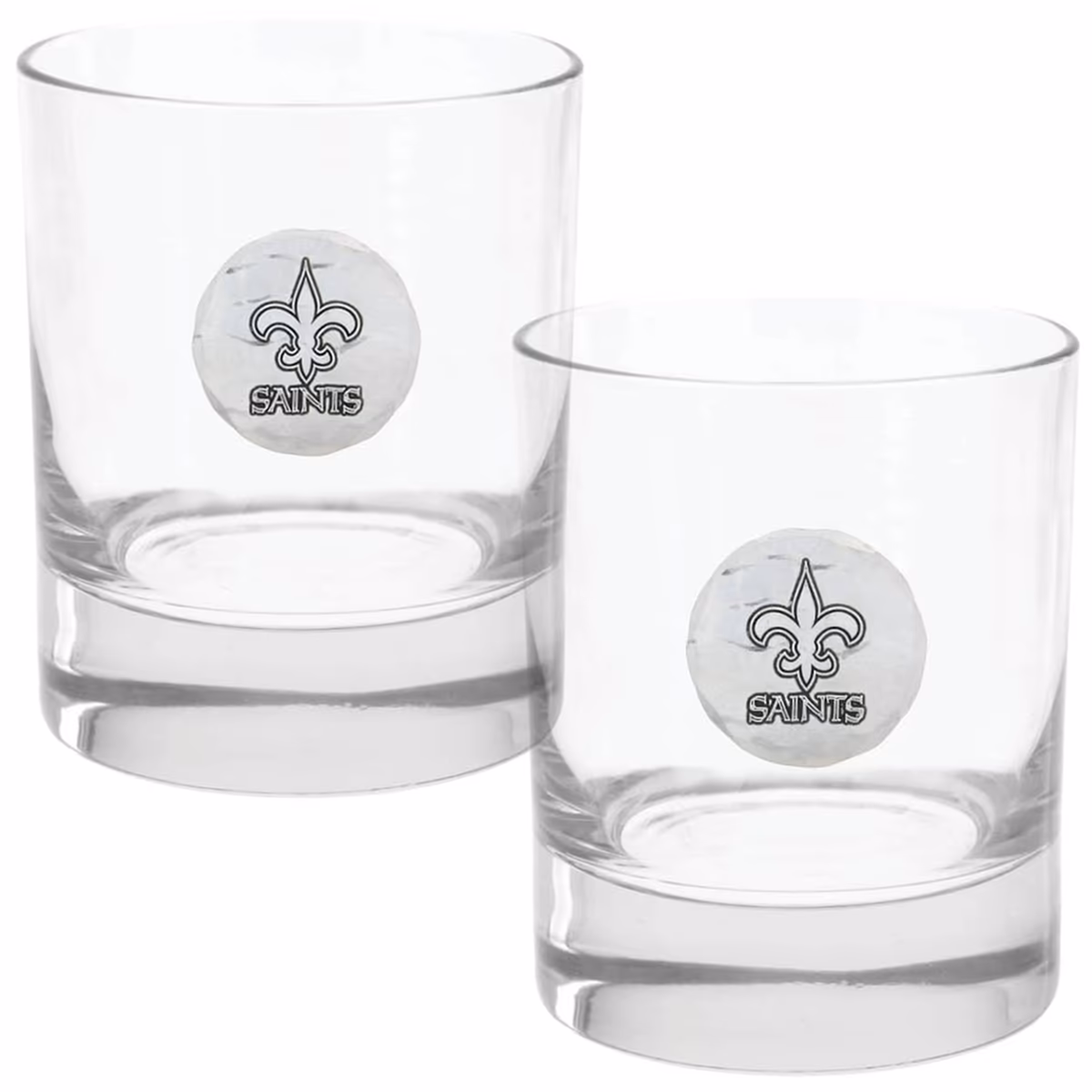 New Orleans Saints Two-Piece 11oz. Rocks Glass Set 9 New Orleans Saints Two-Piece 11oz. Rocks Glass Set