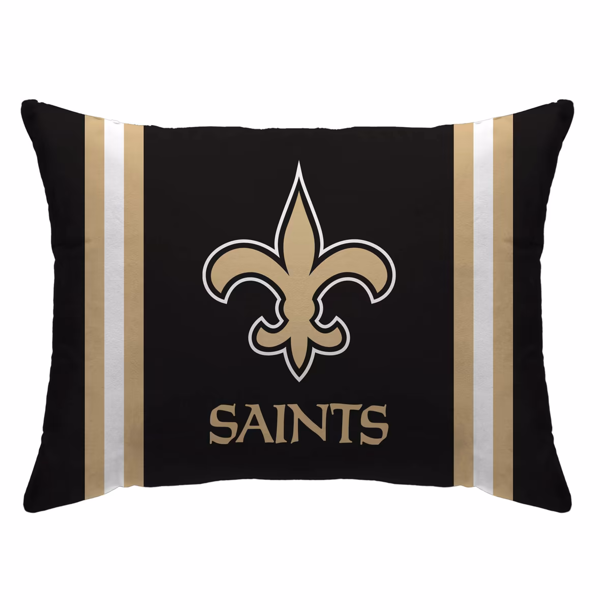New Orleans Saints 20" x 26" Standard Stripe Logo Micro Plush Bed Pillow Cover 9 New Orleans Saints 20" x 26" Standard Stripe Logo Micro Plush Bed Pillow Cover