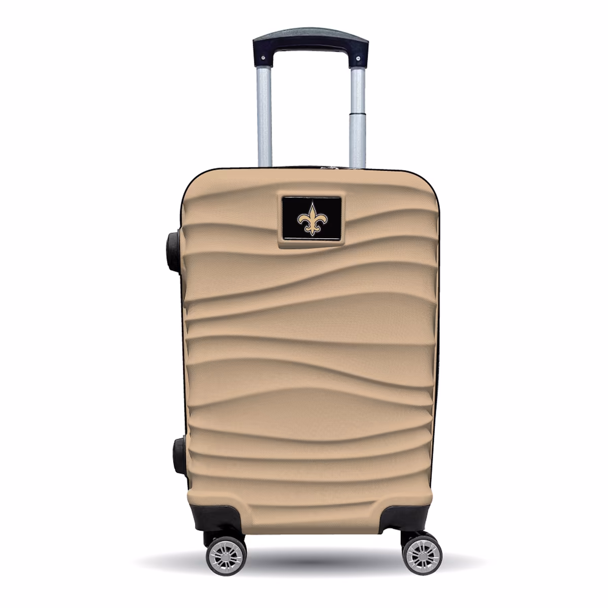 MOJO New Orleans Saints Tan Color Blitz Carry-On Hardcase Spinner Luggage
