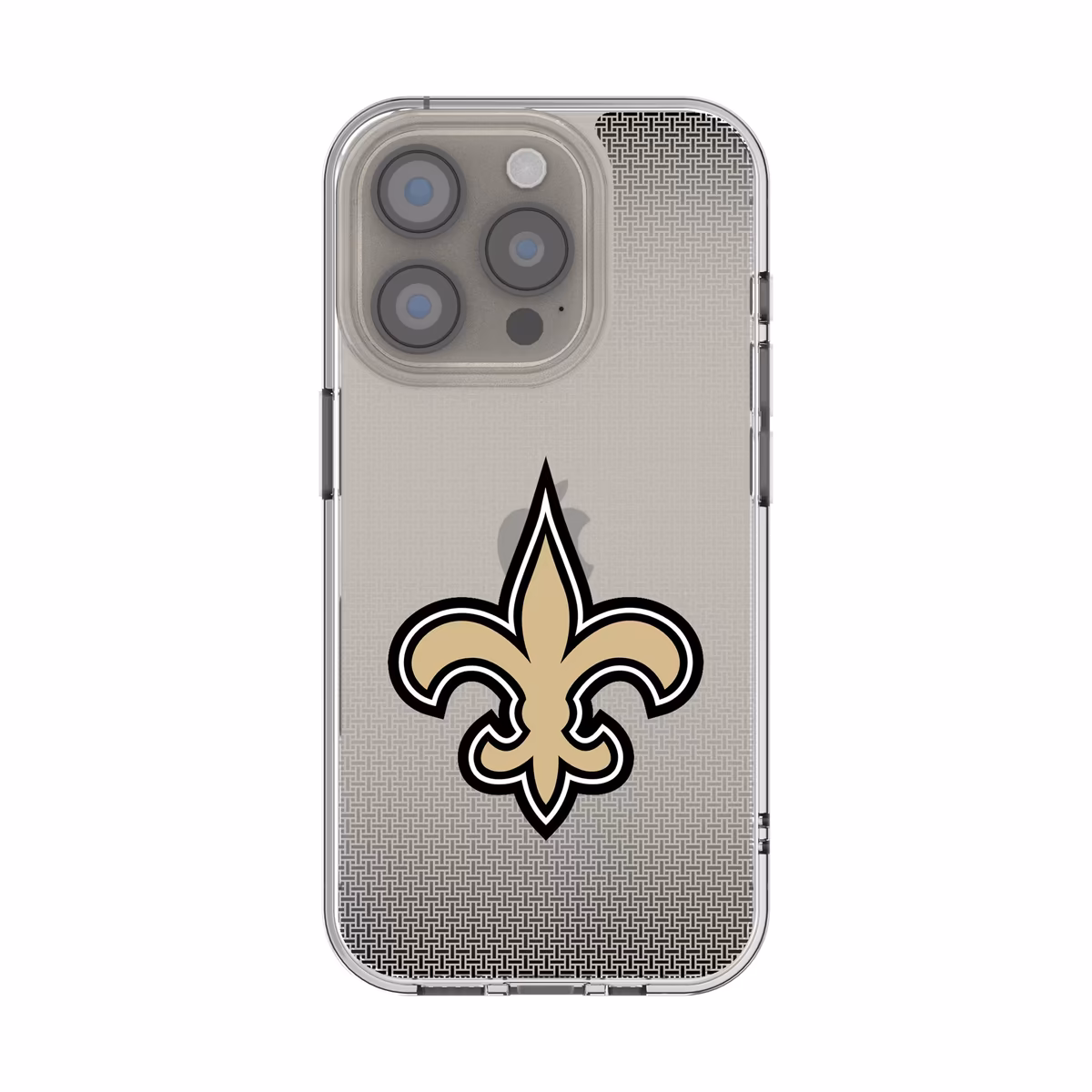 New Orleans Saints Linen Logo iPhone Clear Case 1 New Orleans Saints Linen Logo iPhone Clear Case