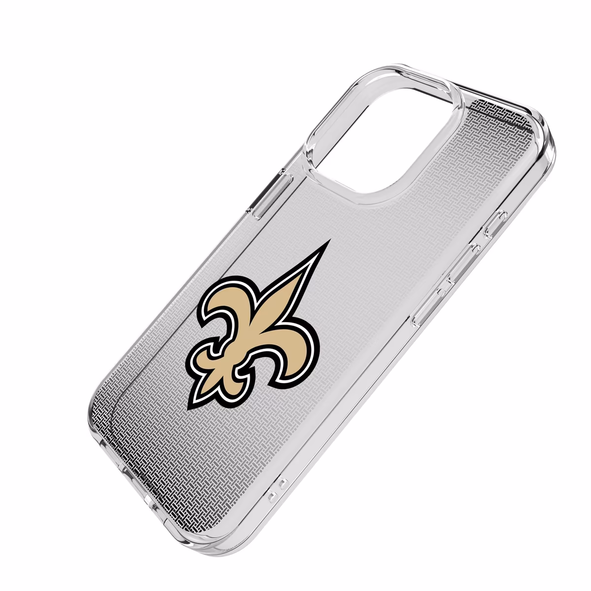 New Orleans Saints Linen Logo iPhone Clear Case 3 New Orleans Saints Linen Logo iPhone Clear Case