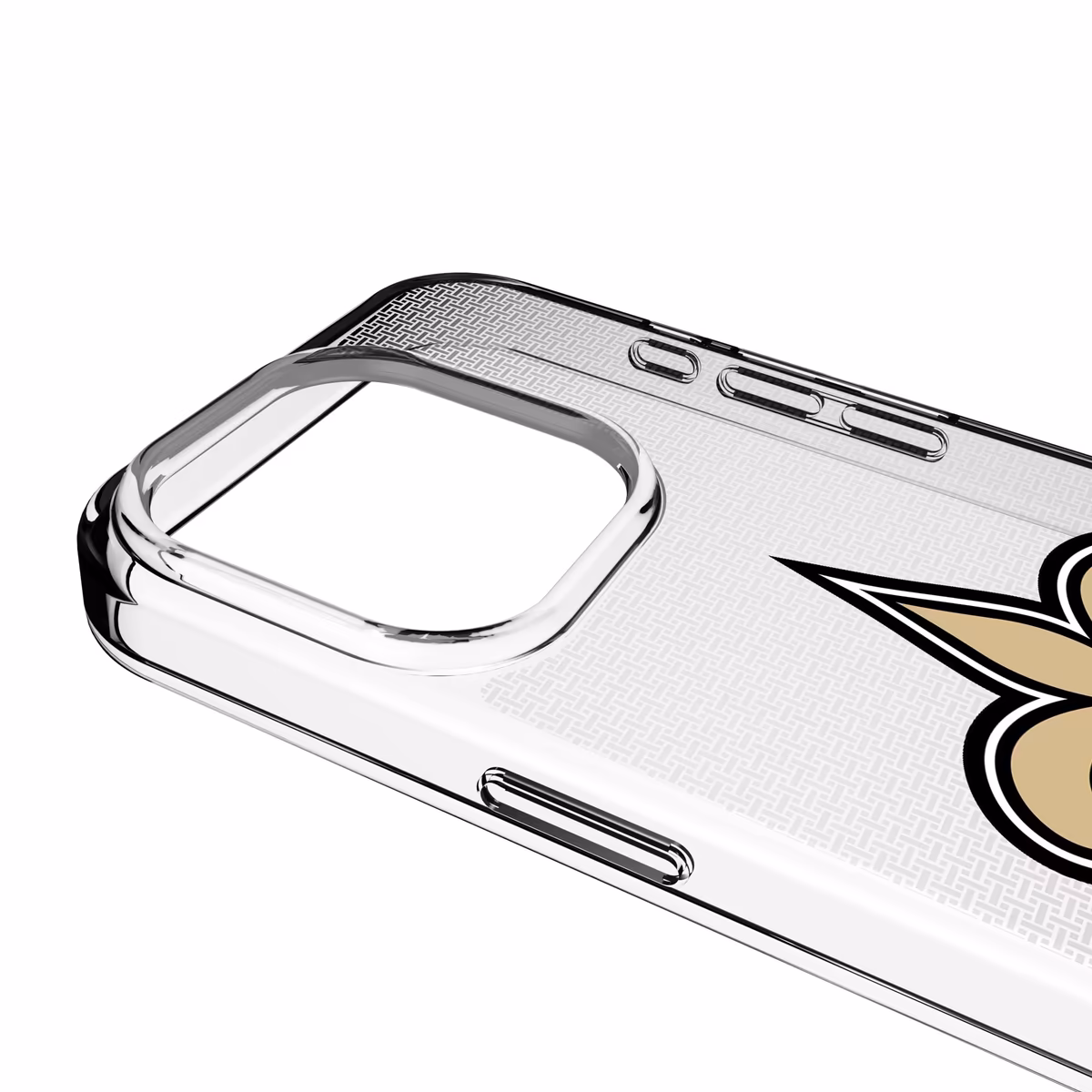 New Orleans Saints Linen Logo iPhone Clear Case 4 New Orleans Saints Linen Logo iPhone Clear Case