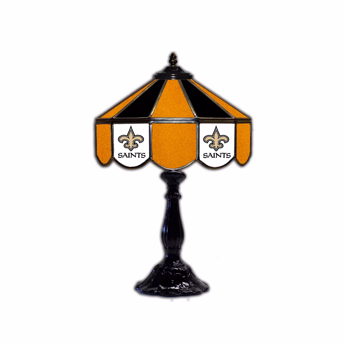 New Orleans Saints 21" Glass Table Lamp 6 New Orleans Saints 21" Glass Table Lamp