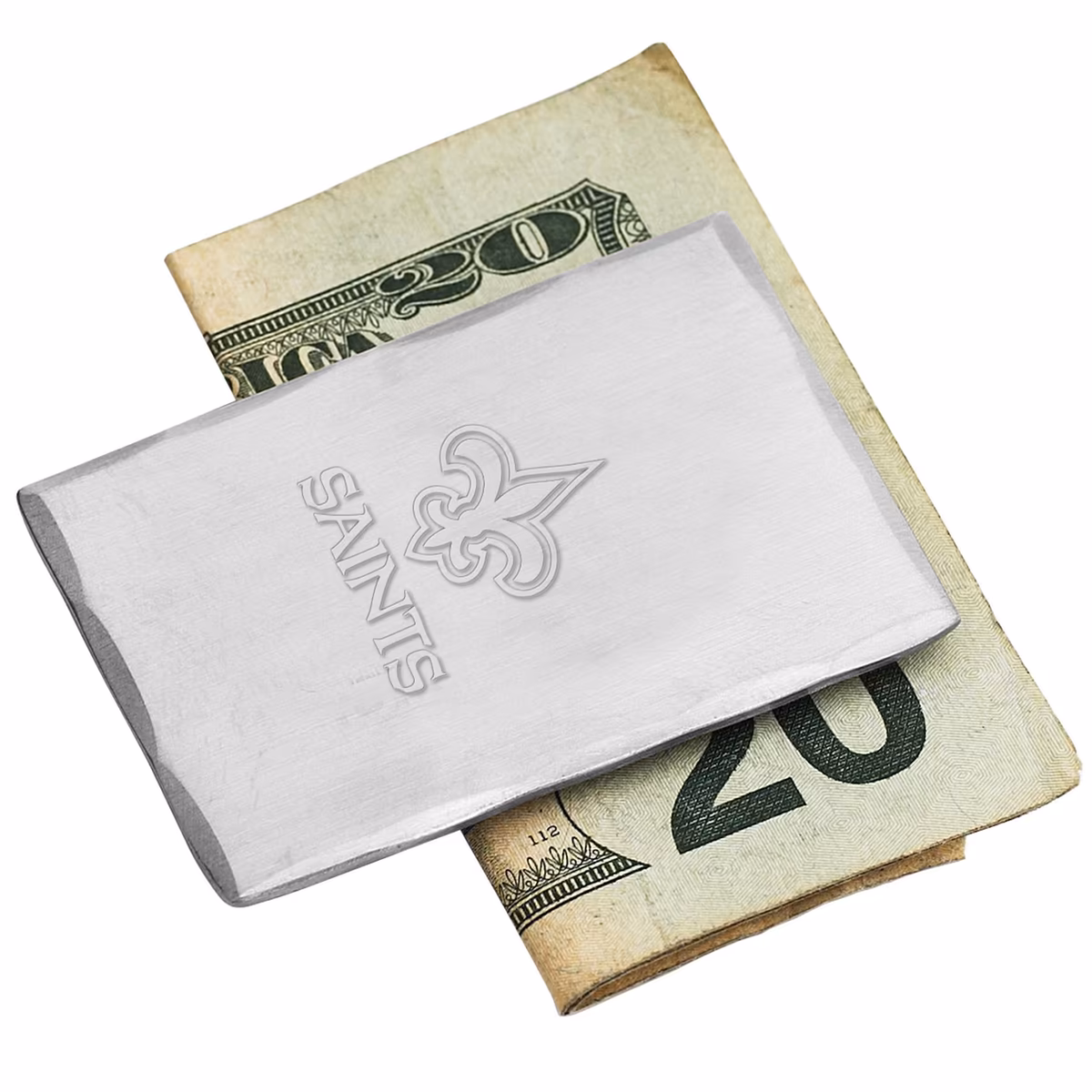 New Orleans Saints Steel Money Clip 8 New Orleans Saints Steel Money Clip