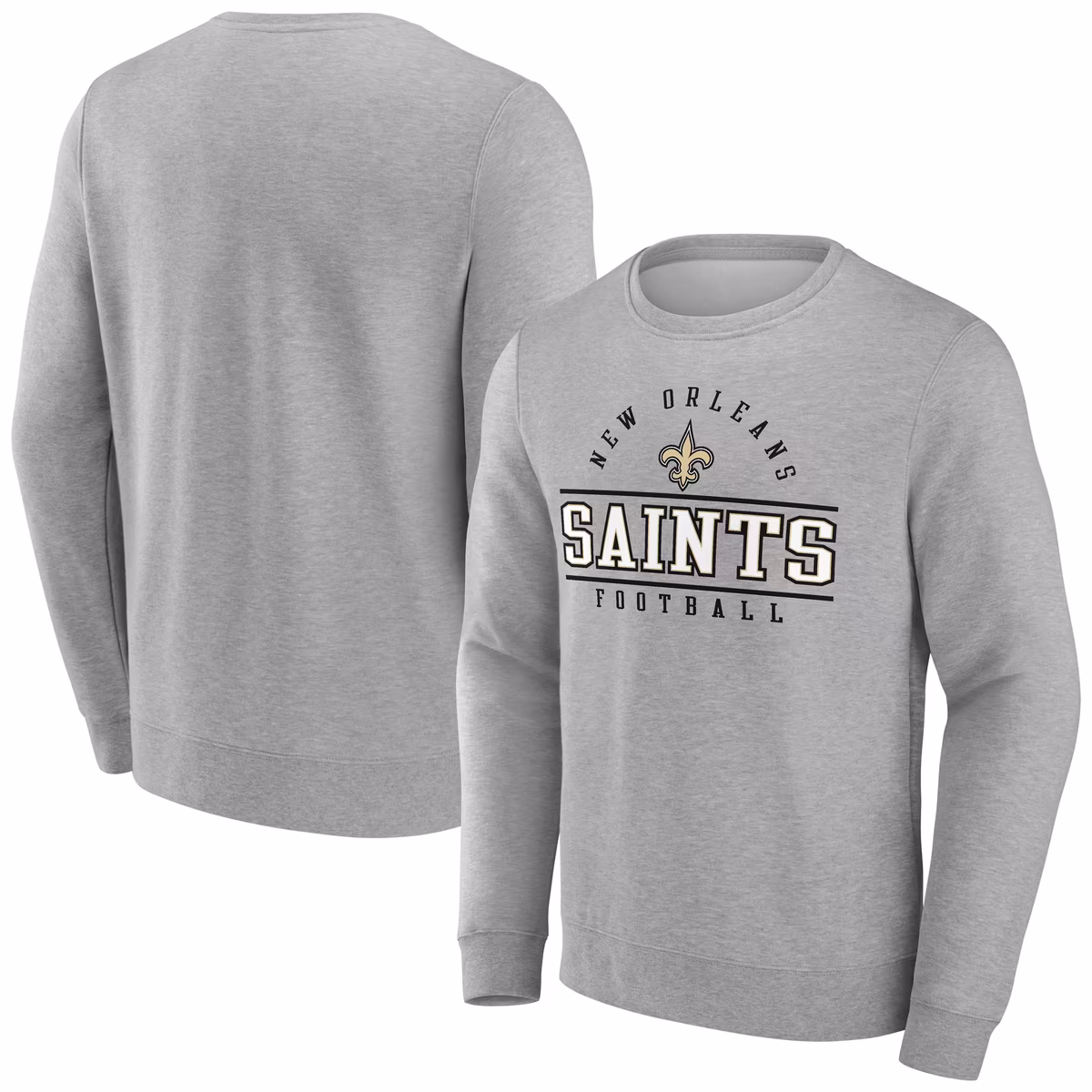 Men's Fanatics Heather Gray New Orleans Saints Extreme Tackle Sweatshirt 2 Men's Fanatics Heather Gray New Orleans Saints Extreme Tackle Sweatshirt