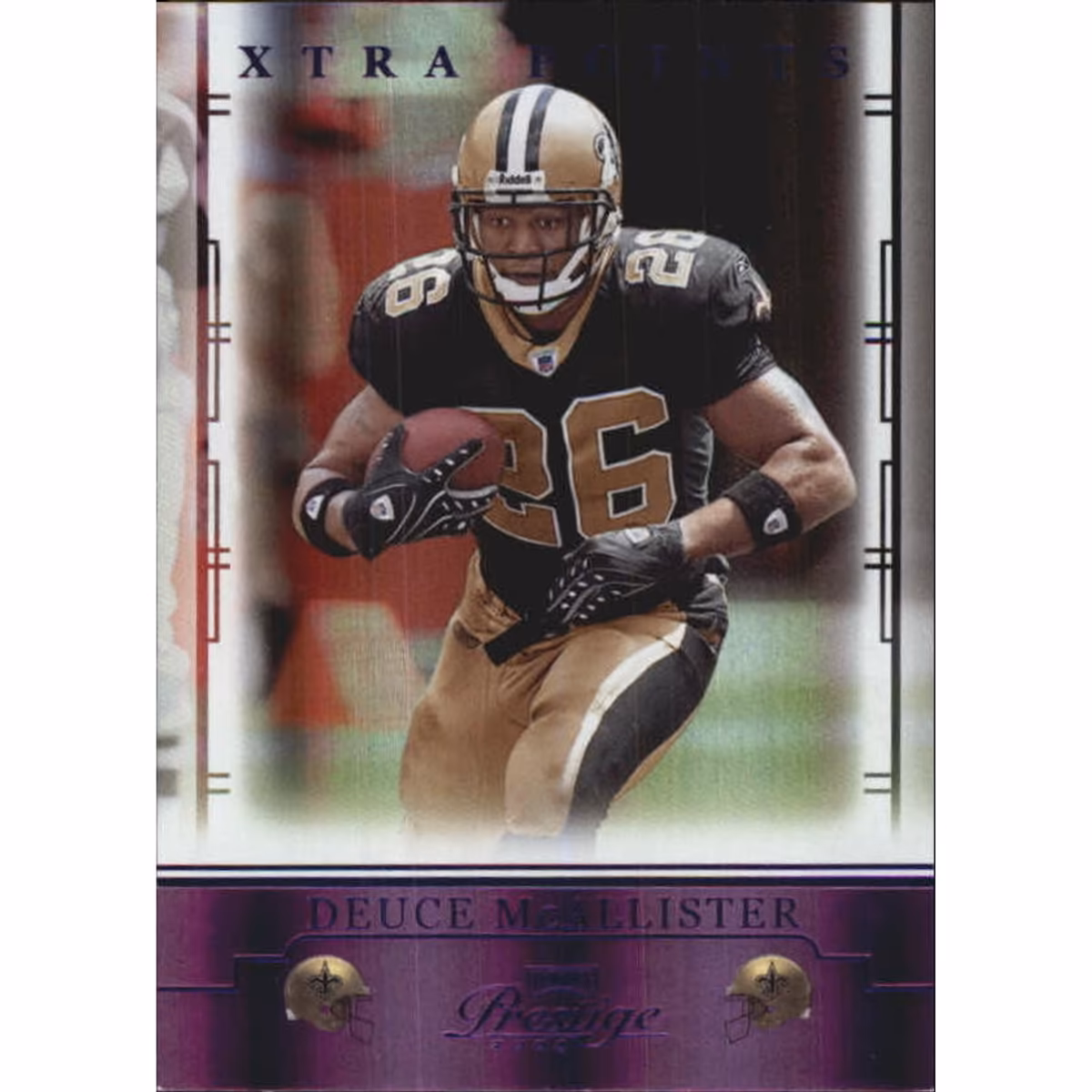 2008 Playoff Prestige Xtra Points Purple #62 Deuce McAllister 8 2008 Playoff Prestige Xtra Points Purple #62 Deuce McAllister