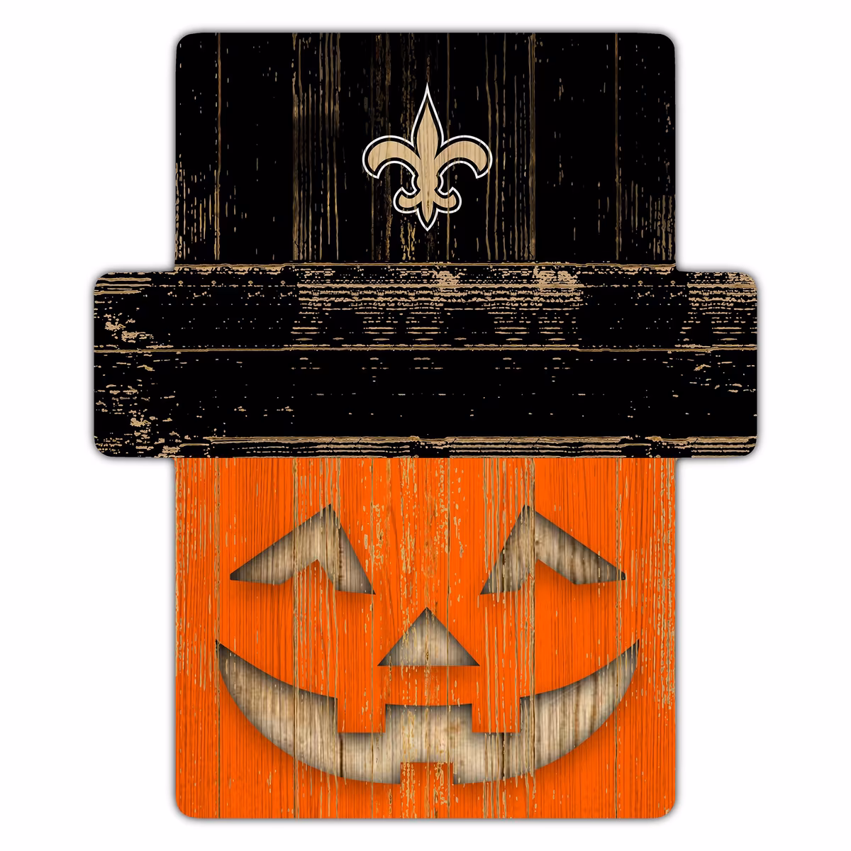 New Orleans Saints 12" x 12" Jack-O-Lantern Display 8 New Orleans Saints 12" x 12" Jack-O-Lantern Display