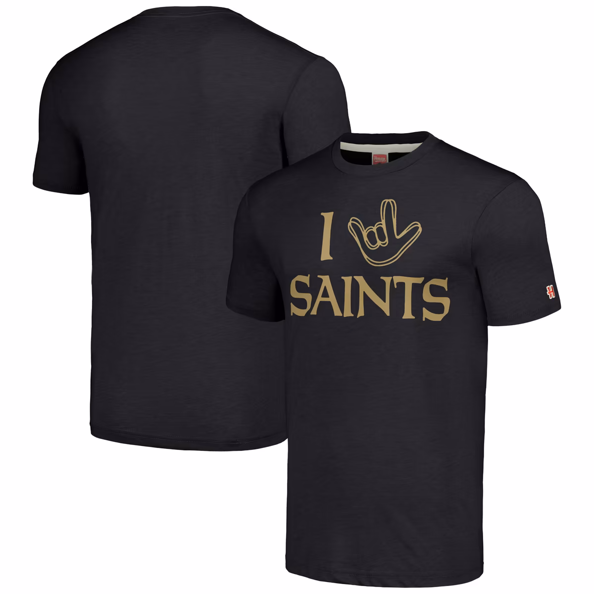 Unisex Homage Charcoal New Orleans Saints The NFL ASL Collection by Love Sign Tri-Blend T-Shirt 2 Unisex Homage Charcoal New Orleans Saints The NFL ASL Collection by Love Sign Tri-Blend T-Shirt