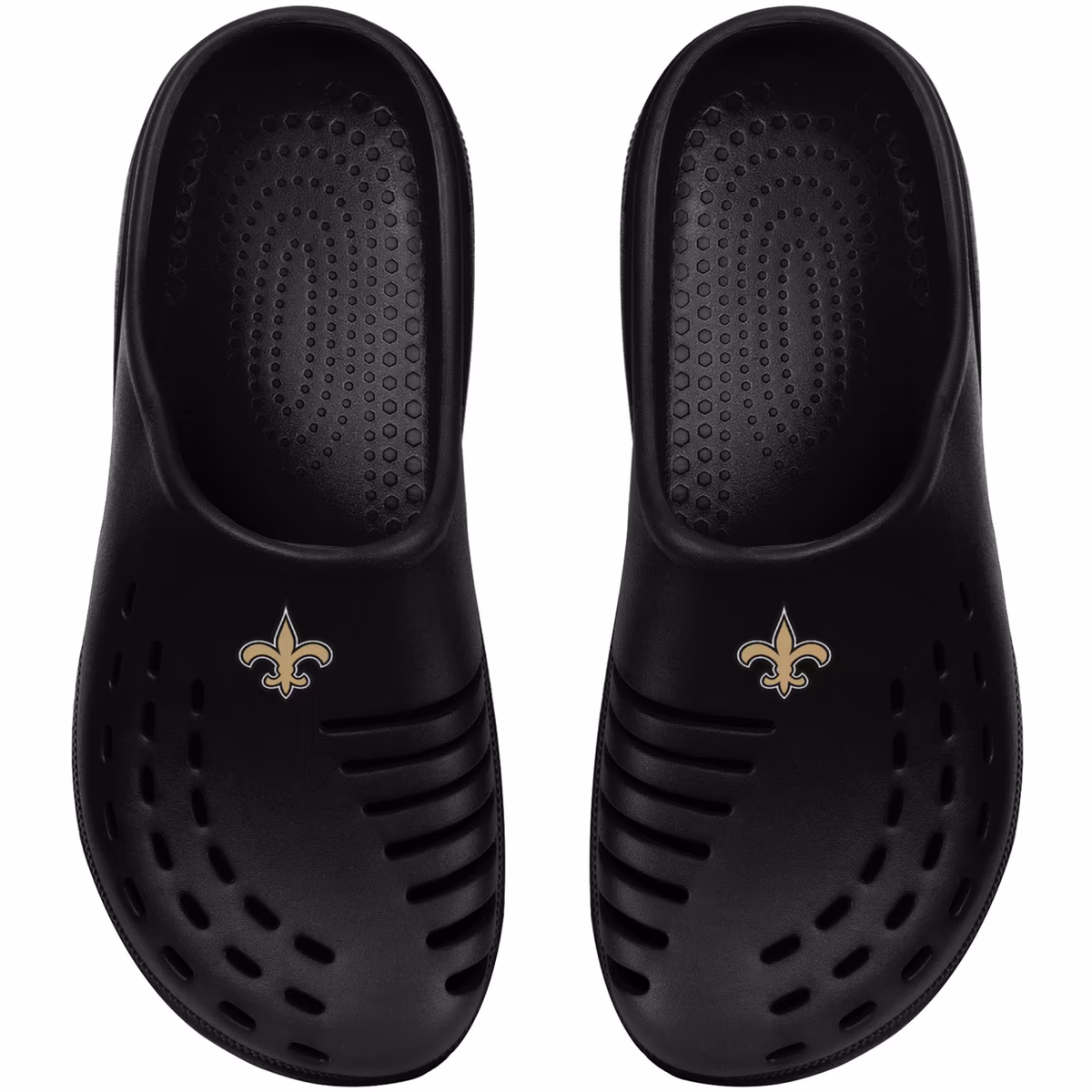 Youth FOCO Black New Orleans Saints Sunny Day Clogs 1 Youth FOCO Black New Orleans Saints Sunny Day Clogs