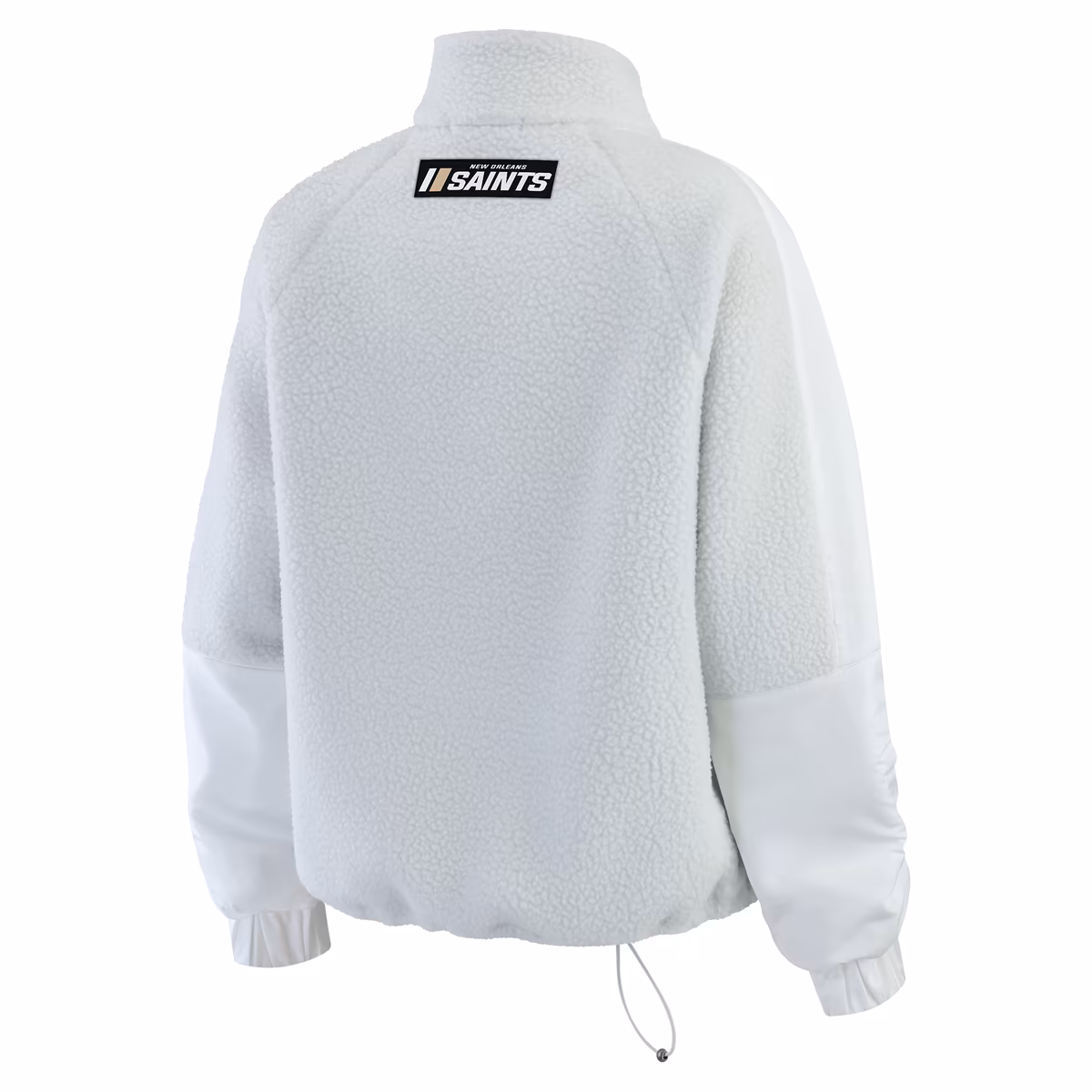 Women's WEAR by Erin Andrews White New Orleans Saints Polar Fleece Half-Zip Jacket 4 Women's WEAR by Erin Andrews White New Orleans Saints Polar Fleece Half-Zip Jacket