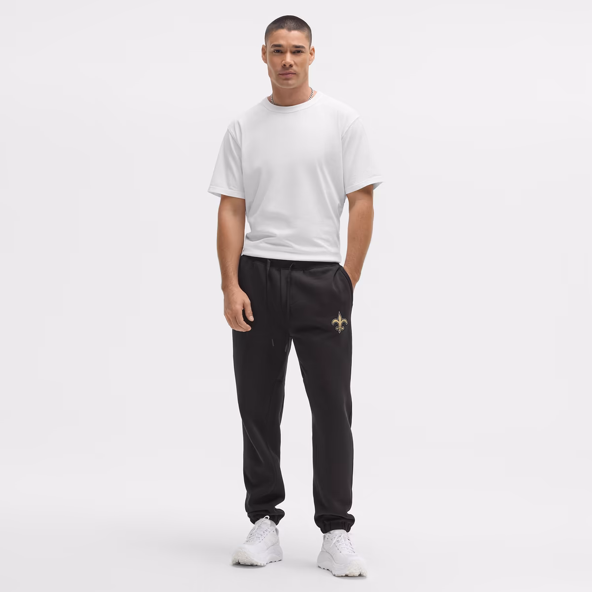 Men's lululemon Black New Orleans Saints Steady State Jogger 4 Men's lululemon Black New Orleans Saints Steady State Jogger