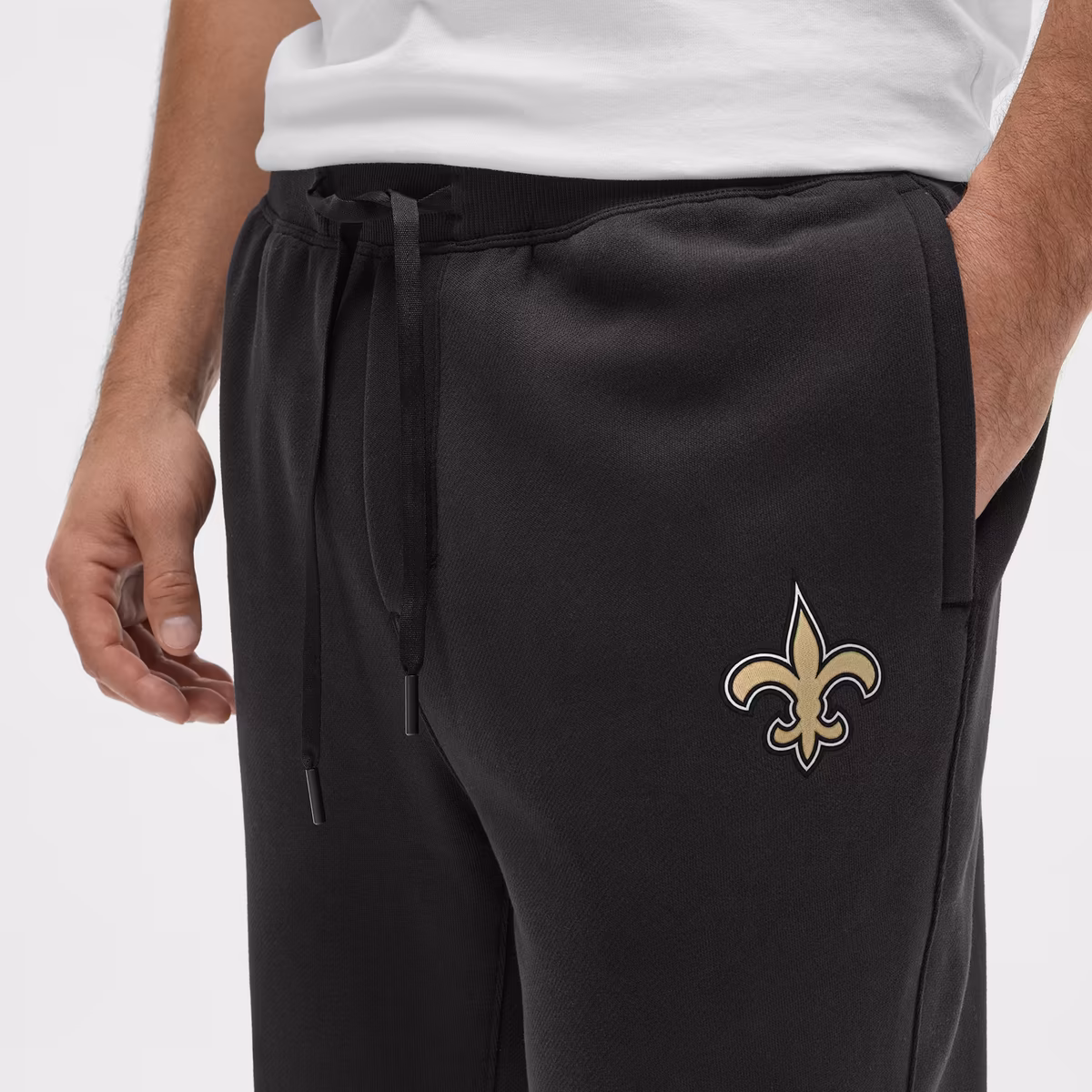 Men's lululemon Black New Orleans Saints Steady State Jogger 5 Men's lululemon Black New Orleans Saints Steady State Jogger