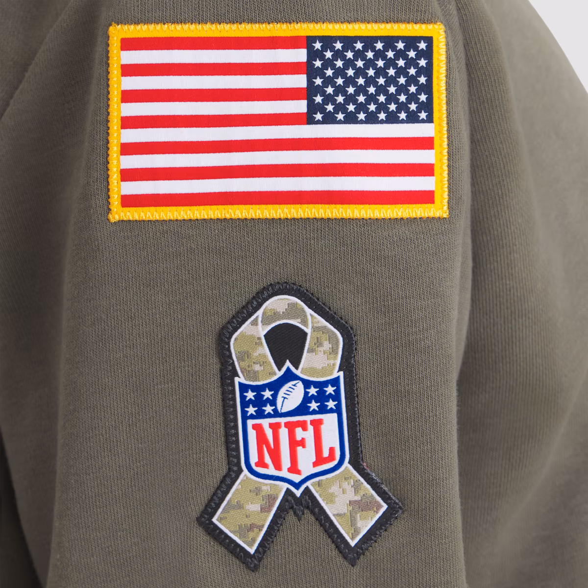 Women's Nike Olive New Orleans Saints 2025 Salute to Service Sideline Standard Issue Dri-FIT Hoodie 6 Women's Nike Olive New Orleans Saints 2025 Salute to Service Sideline Standard Issue Dri-FIT Hoodie