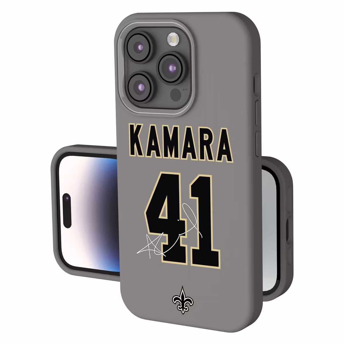 Keyscaper Alvin Kamara Gray New Orleans Saints Ready Soft Touch iPhone Case 11 Keyscaper Alvin Kamara Gray New Orleans Saints Ready Soft Touch iPhone Case