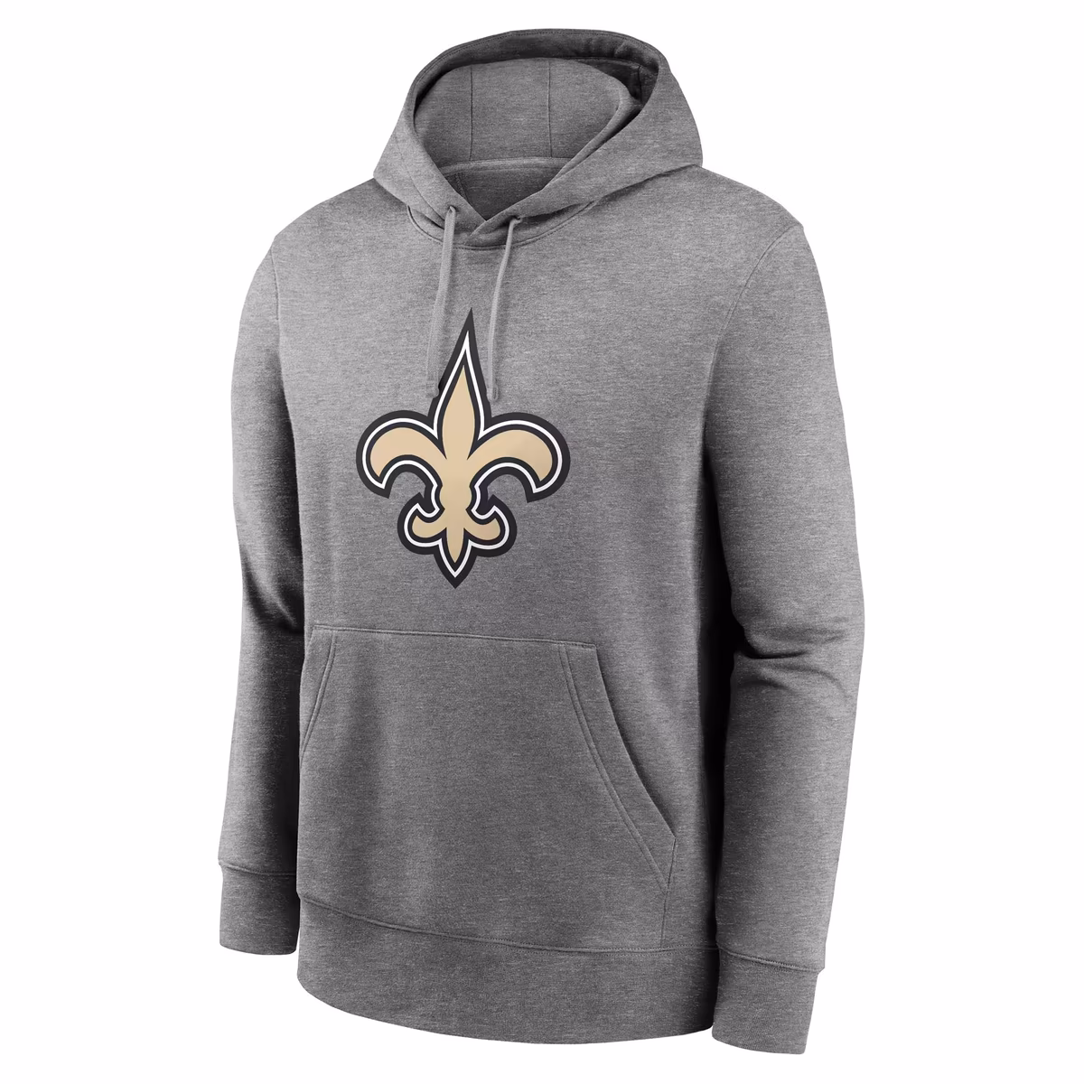 Men's Nike Heather Charcoal New Orleans Saints Big & Tall Rewind Club Fleece Pullover Hoodie 3 Men's Nike Heather Charcoal New Orleans Saints Big & Tall Rewind Club Fleece Pullover Hoodie