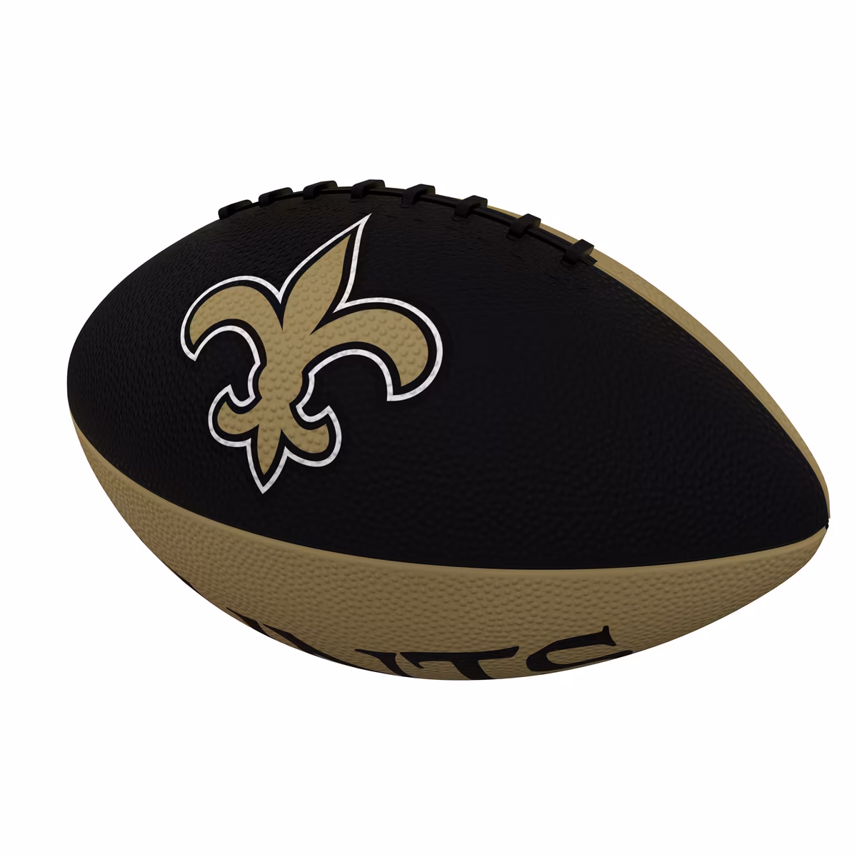 New Orleans Saints Pinwheel Logo Junior Football 2 New Orleans Saints Pinwheel Logo Junior Football
