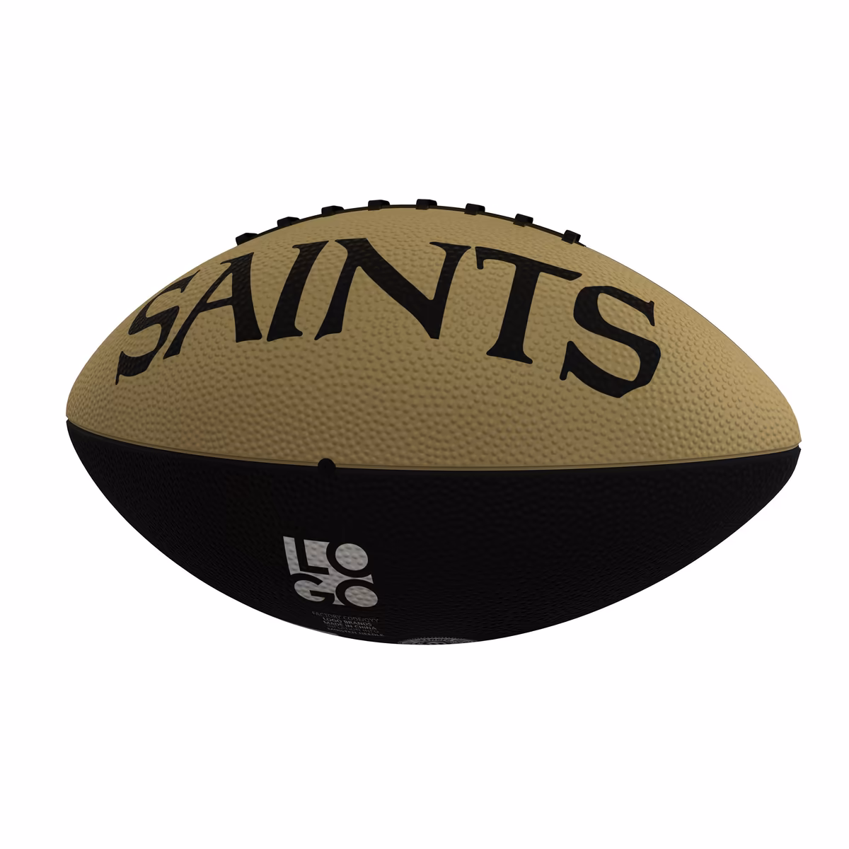 New Orleans Saints Pinwheel Logo Junior Football 3 New Orleans Saints Pinwheel Logo Junior Football