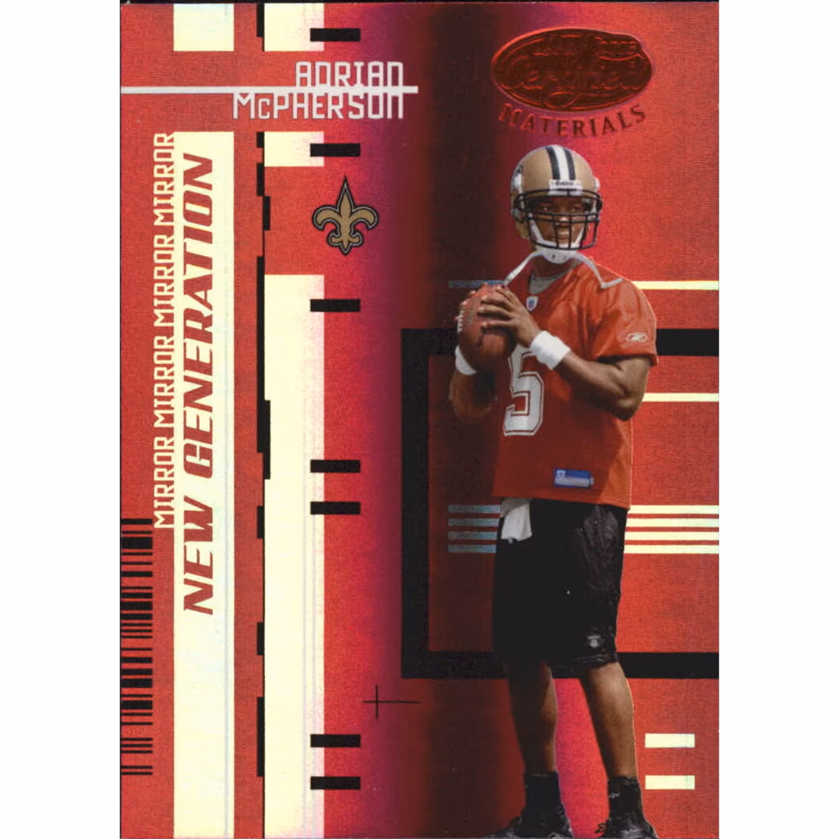 2005 Leaf Certified Materials Mirror Red #182 Adrian McPherson