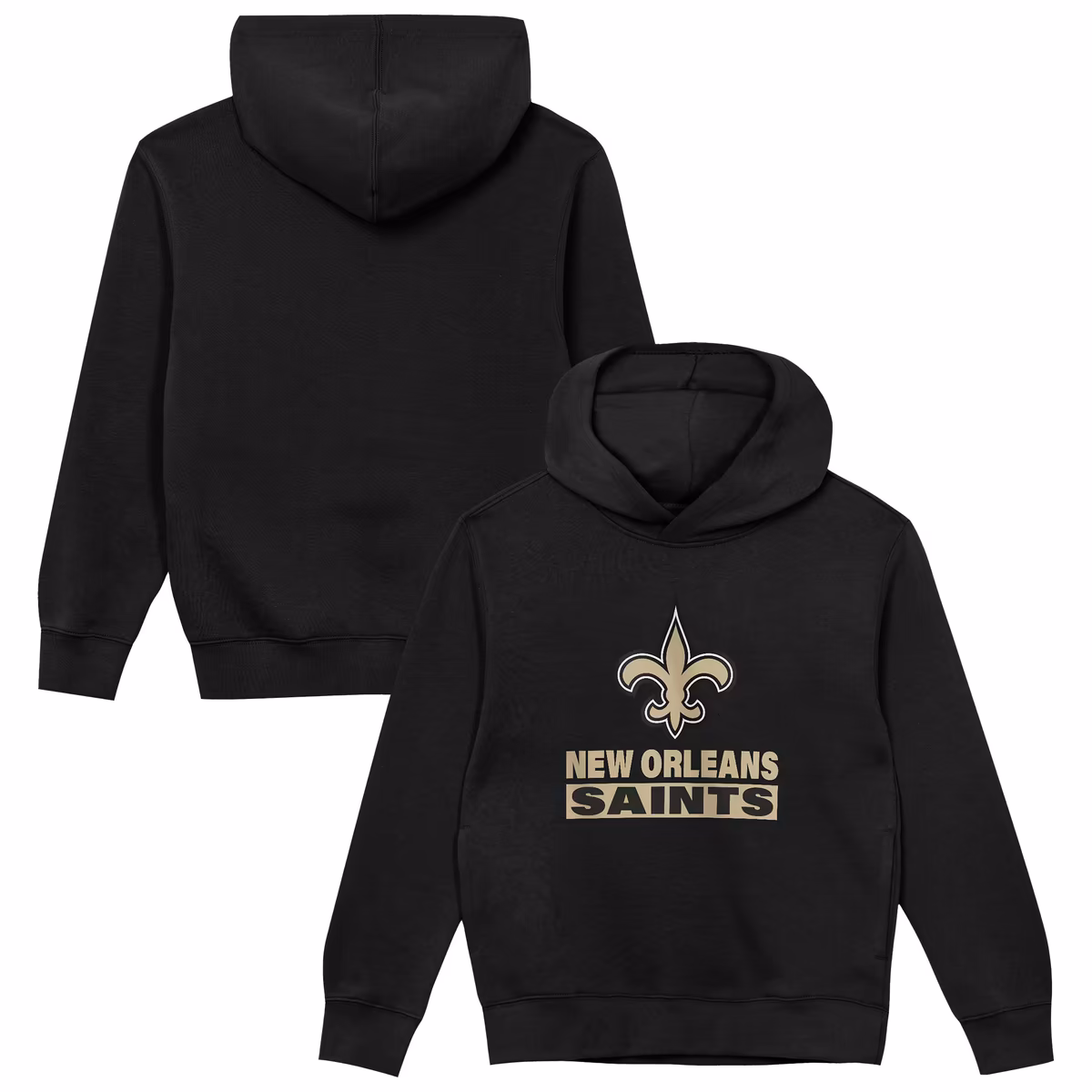 Toddler Outerstuff Black New Orleans Saints Back to Basics Hoodie 3 Toddler Outerstuff Black New Orleans Saints Back to Basics Hoodie