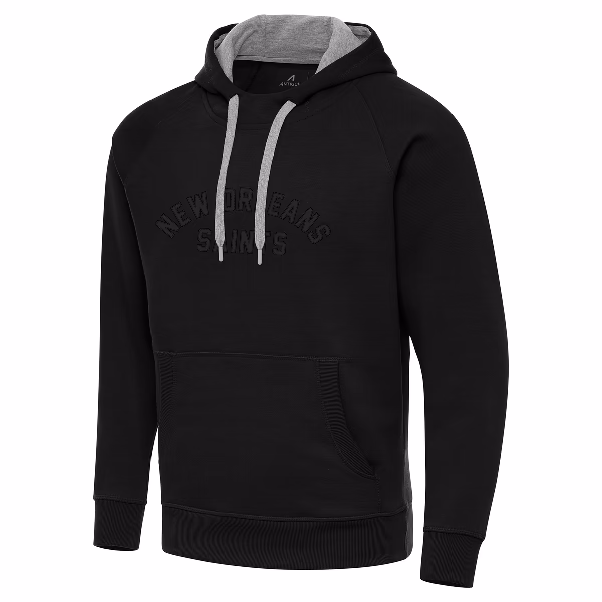 Men's Antigua Black New Orleans Saints Victory Hoodie 3 Men's Antigua Black New Orleans Saints Victory Hoodie