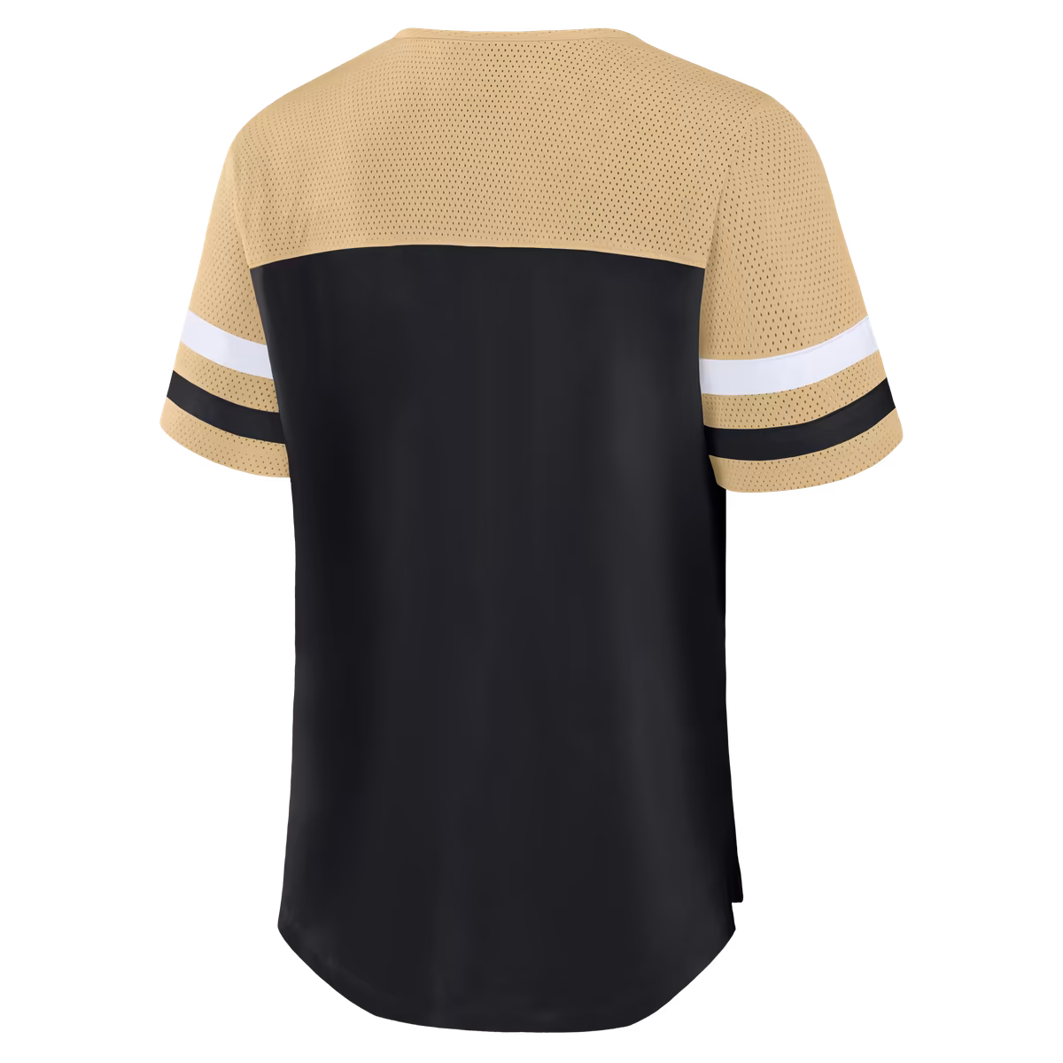 Women's Fanatics Black New Orleans Saints Curl Route Athena Lace-Up T-Shirt 3 Women's Fanatics Black New Orleans Saints Curl Route Athena Lace-Up T-Shirt