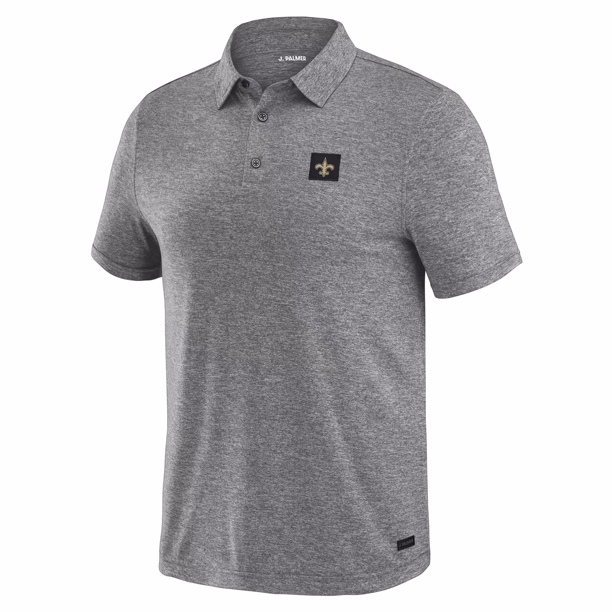 Men's J. Palmer Black New Orleans Saints Four Down Polo 3 Men's J. Palmer Black New Orleans Saints Four Down Polo