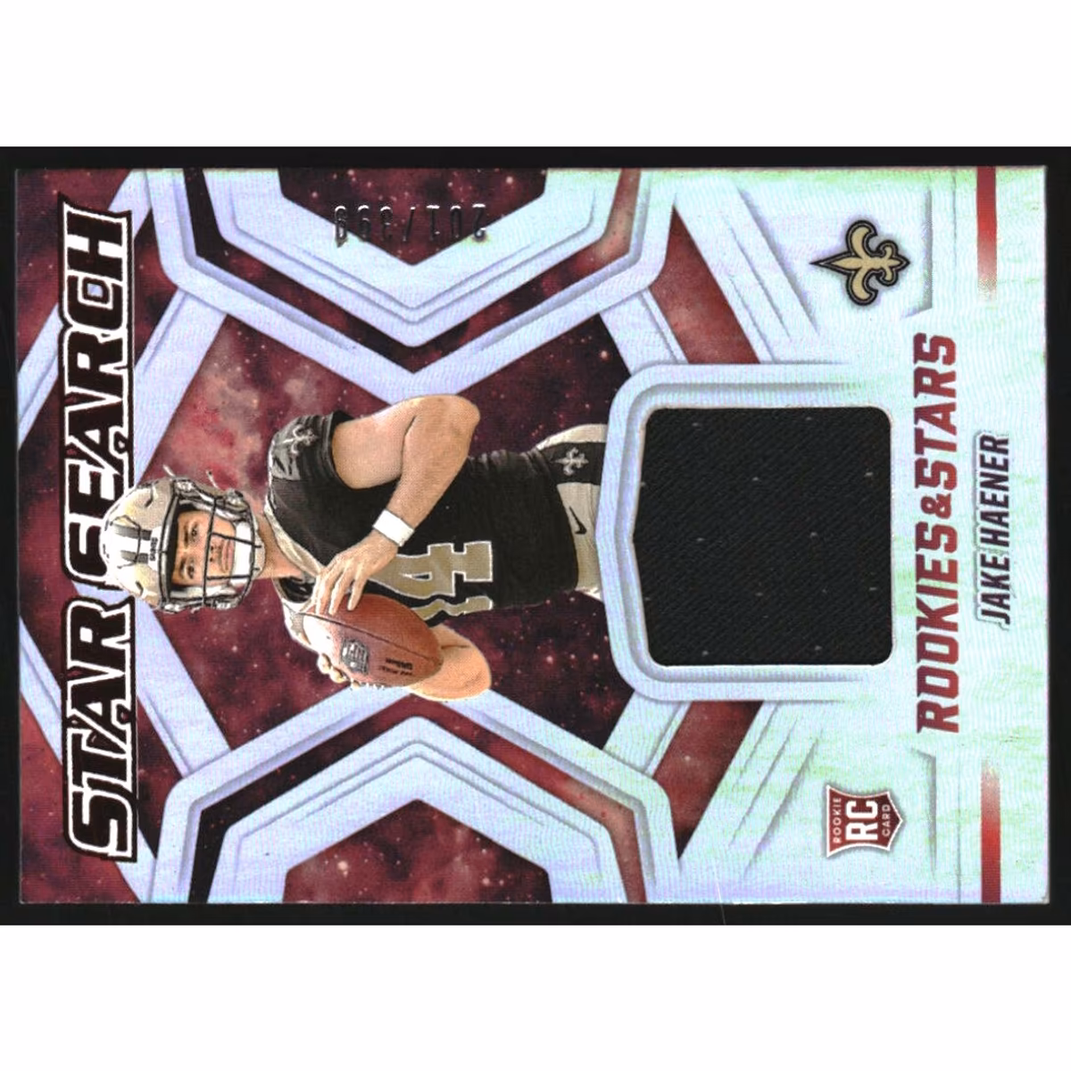 2023 Rookies and Stars Star Search Jerseys Longevity #12 Jake Haener