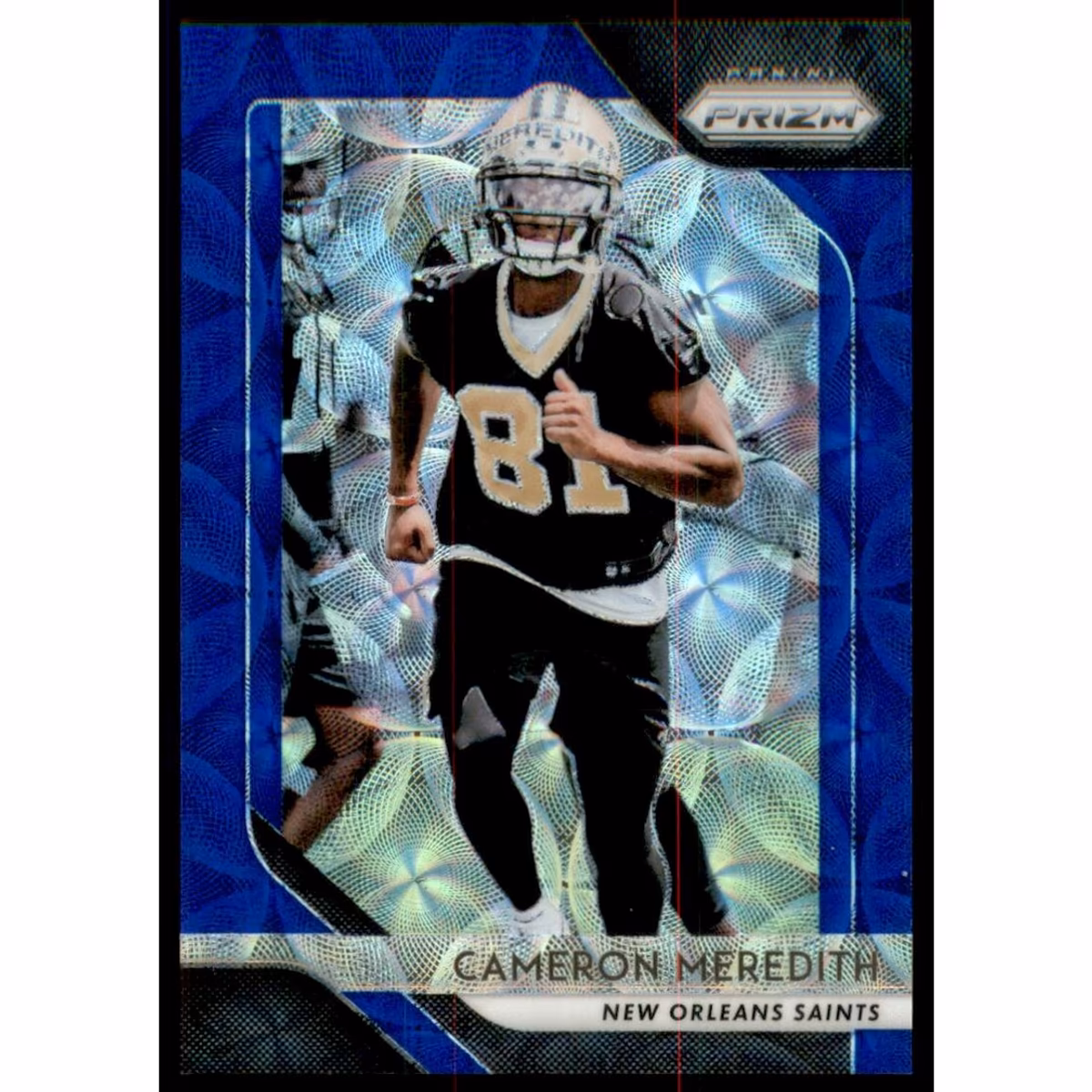 2018 Panini Prizm Prizms Blue Scope #67 Cameron Meredith