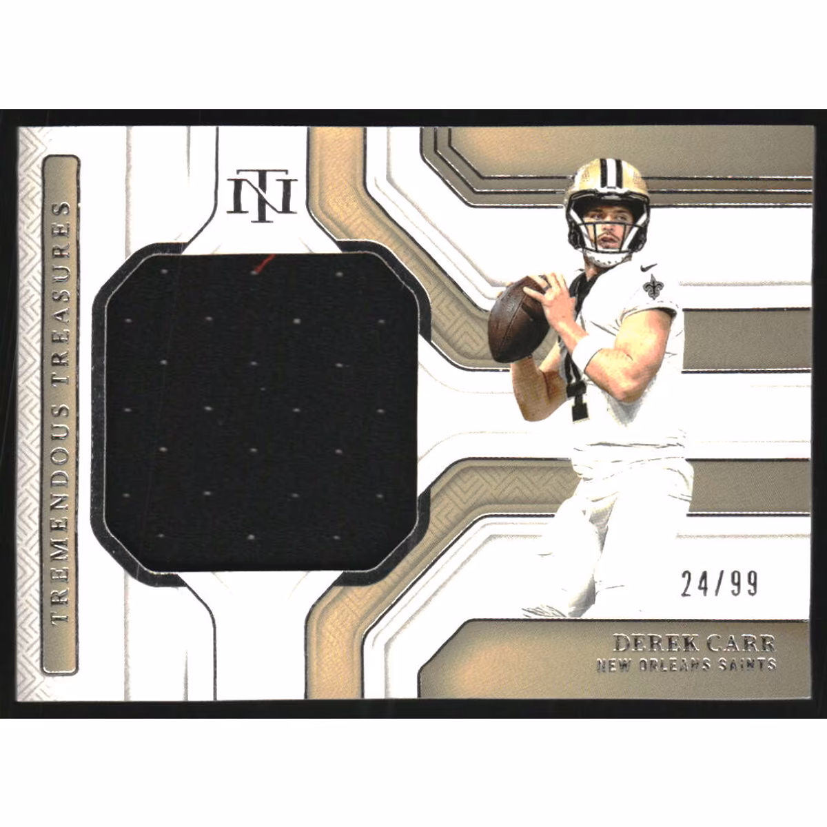 2024 Panini National Treasures Tremendous Treasures #60 Derek Carr 6 2024 Panini National Treasures Tremendous Treasures #60 Derek Carr