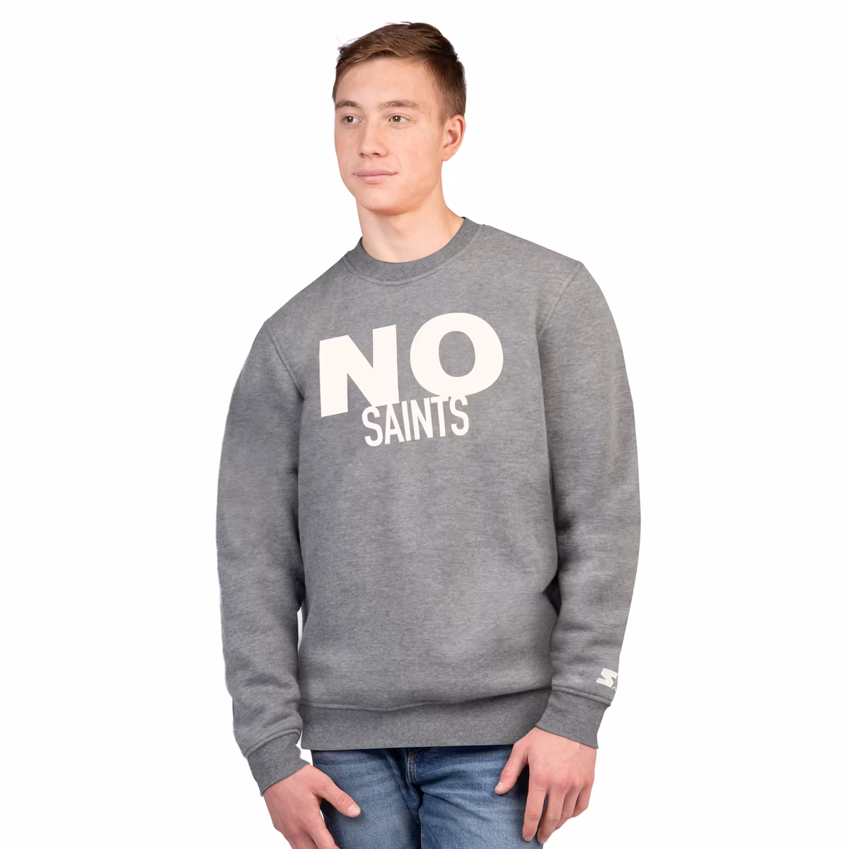 Men's Starter Charcoal New Orleans Saints Assist Sweatshirt 7 Men's Starter Charcoal New Orleans Saints Assist Sweatshirt