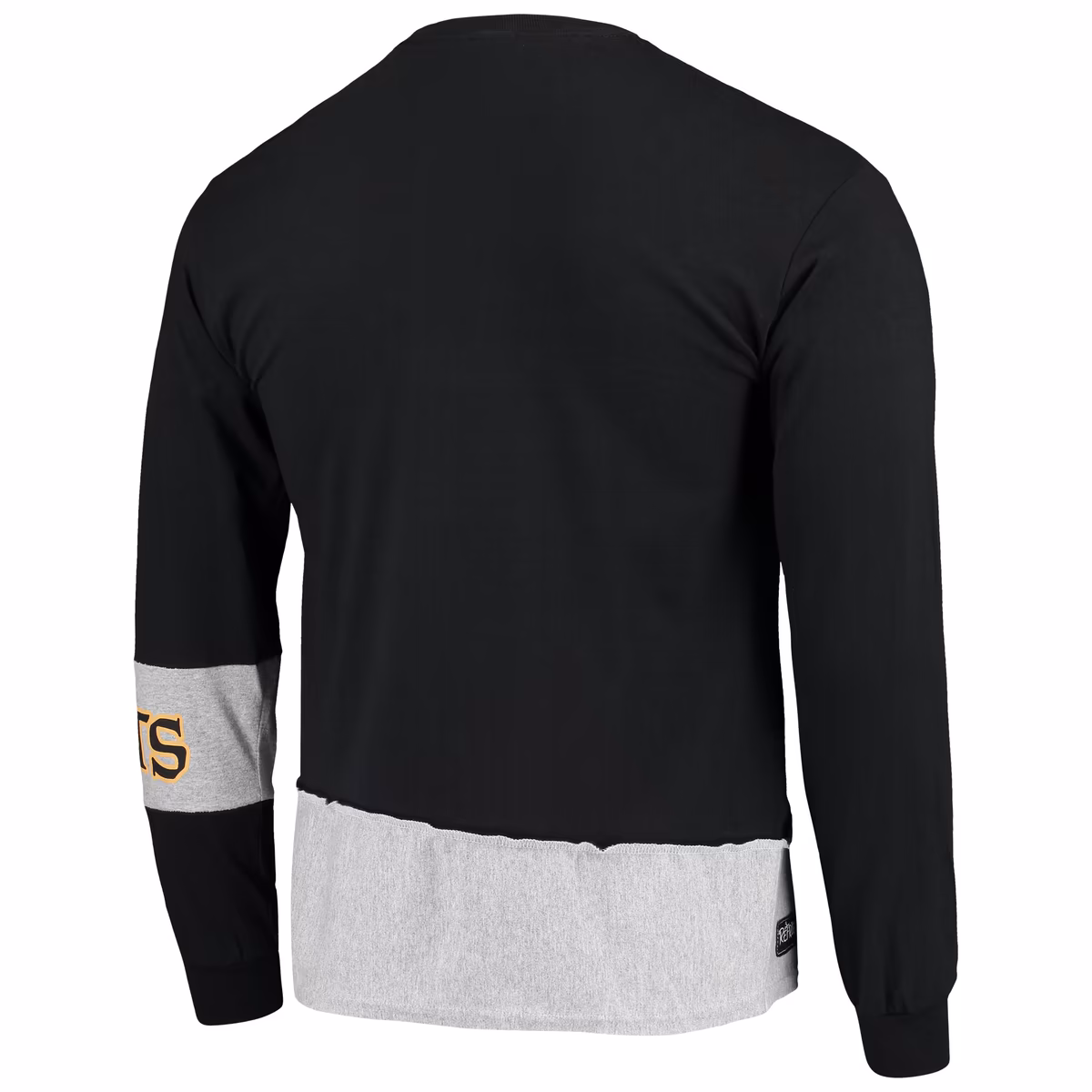 Men's Refried Apparel Black/Gray New Orleans Saints Sustainable Upcycled Angle Long Sleeve T-Shirt 4 Men's Refried Apparel Black/Gray New Orleans Saints Sustainable Upcycled Angle Long Sleeve T-Shirt