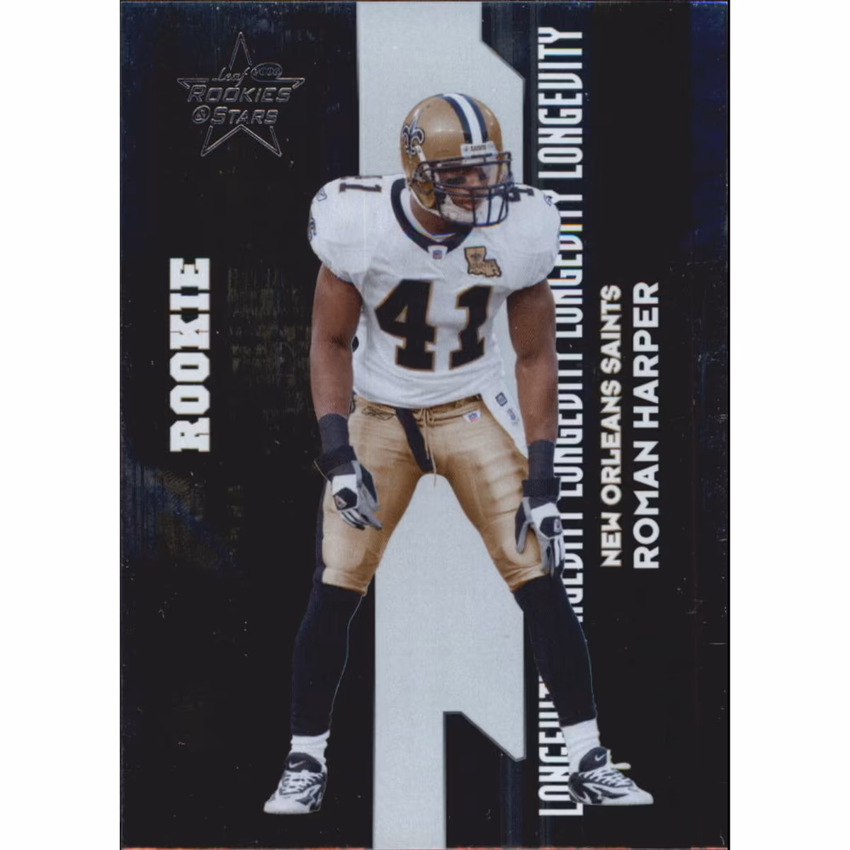 2006 Leaf Rookies and Stars Longevity Silver Parallel #173 Roman Harper 10 2006 Leaf Rookies and Stars Longevity Silver Parallel #173 Roman Harper