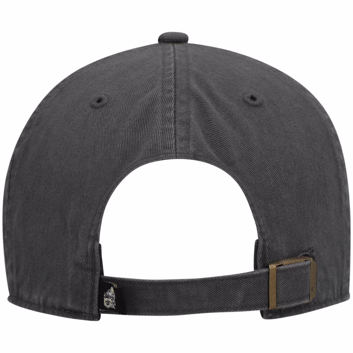 Men's '47 Charcoal New Orleans Saints Clean Up Adjustable Hat 5 Men's '47 Charcoal New Orleans Saints Clean Up Adjustable Hat