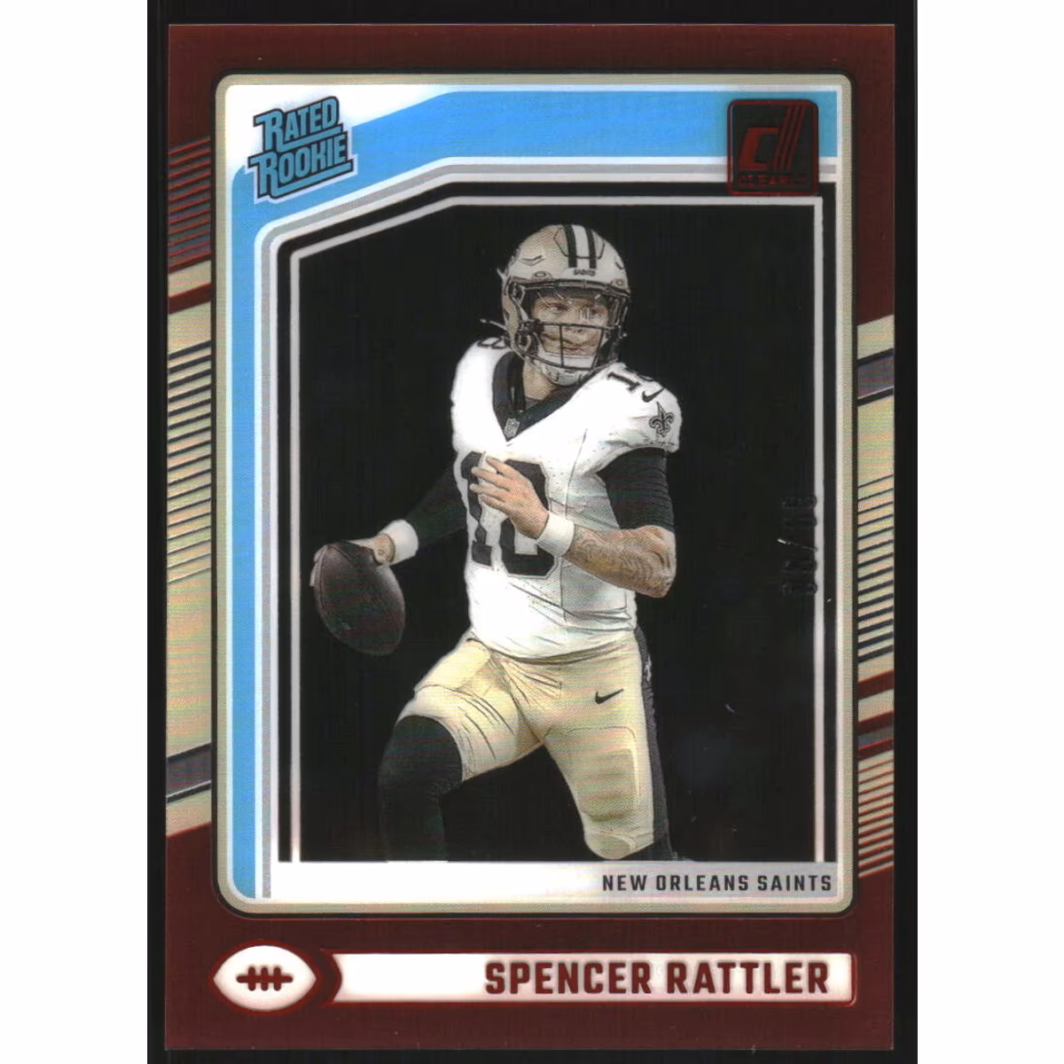 2024 Clearly Donruss Red #94 Spencer Rattler RR 6 2024 Clearly Donruss Red #94 Spencer Rattler RR