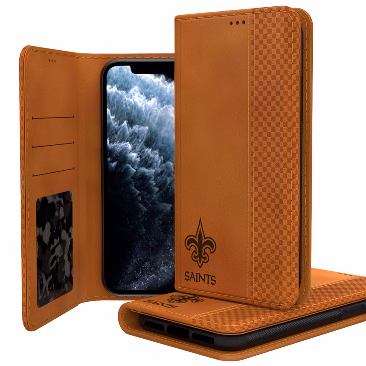 New Orleans Saints iPhone Folio Case 6 New Orleans Saints iPhone Folio Case