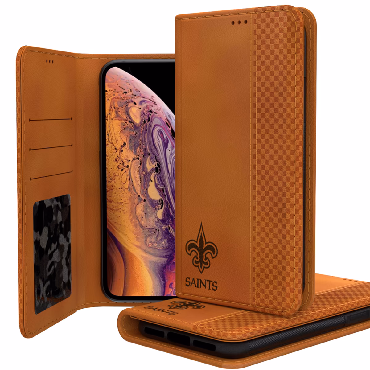 New Orleans Saints iPhone Folio Case 8 New Orleans Saints iPhone Folio Case
