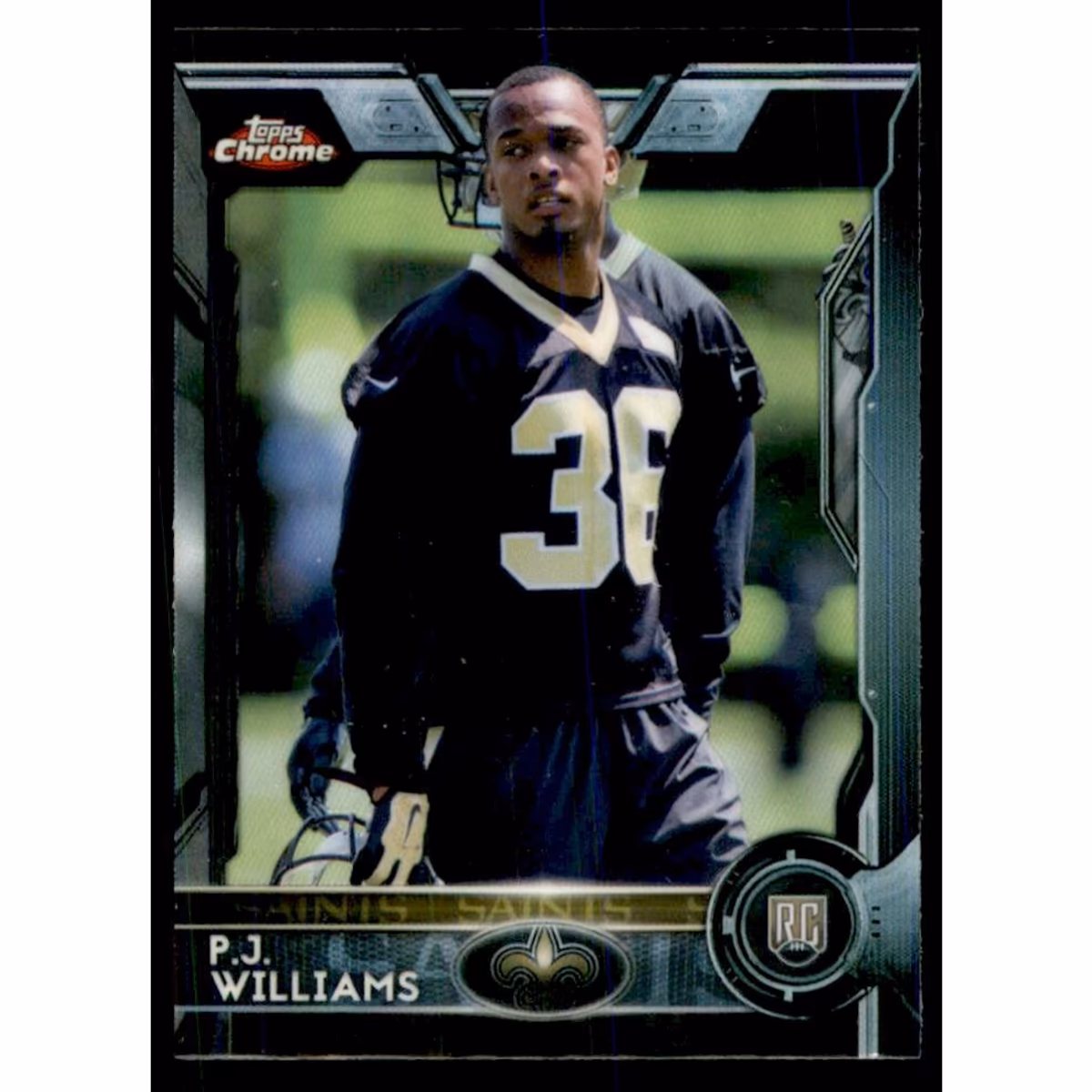 2015 Topps Chrome Mini Black Refractors #109 P.J. Williams