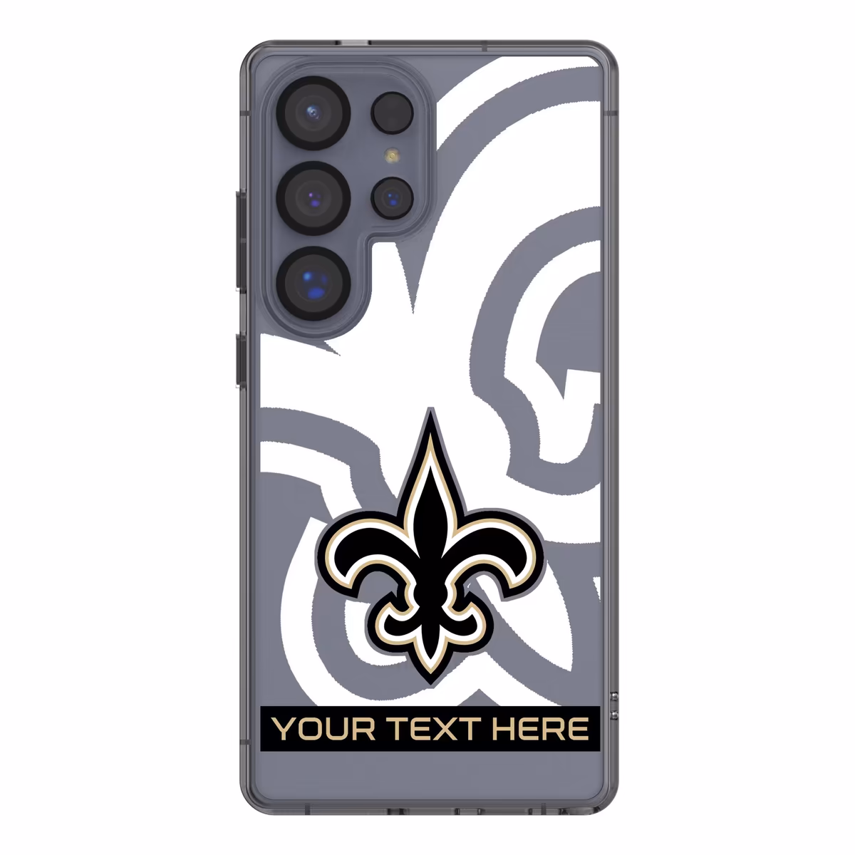 New Orleans Saints Personalized Tilt Design Galaxy Clear Case 3 New Orleans Saints Personalized Tilt Design Galaxy Clear Case