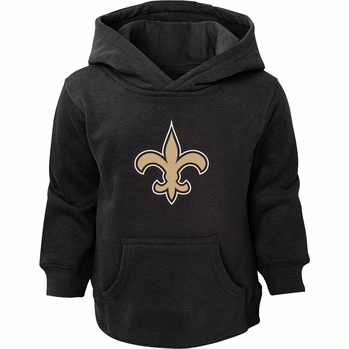 Toddler Black New Orleans Saints Logo Pullover Hoodie 1 Toddler Black New Orleans Saints Logo Pullover Hoodie